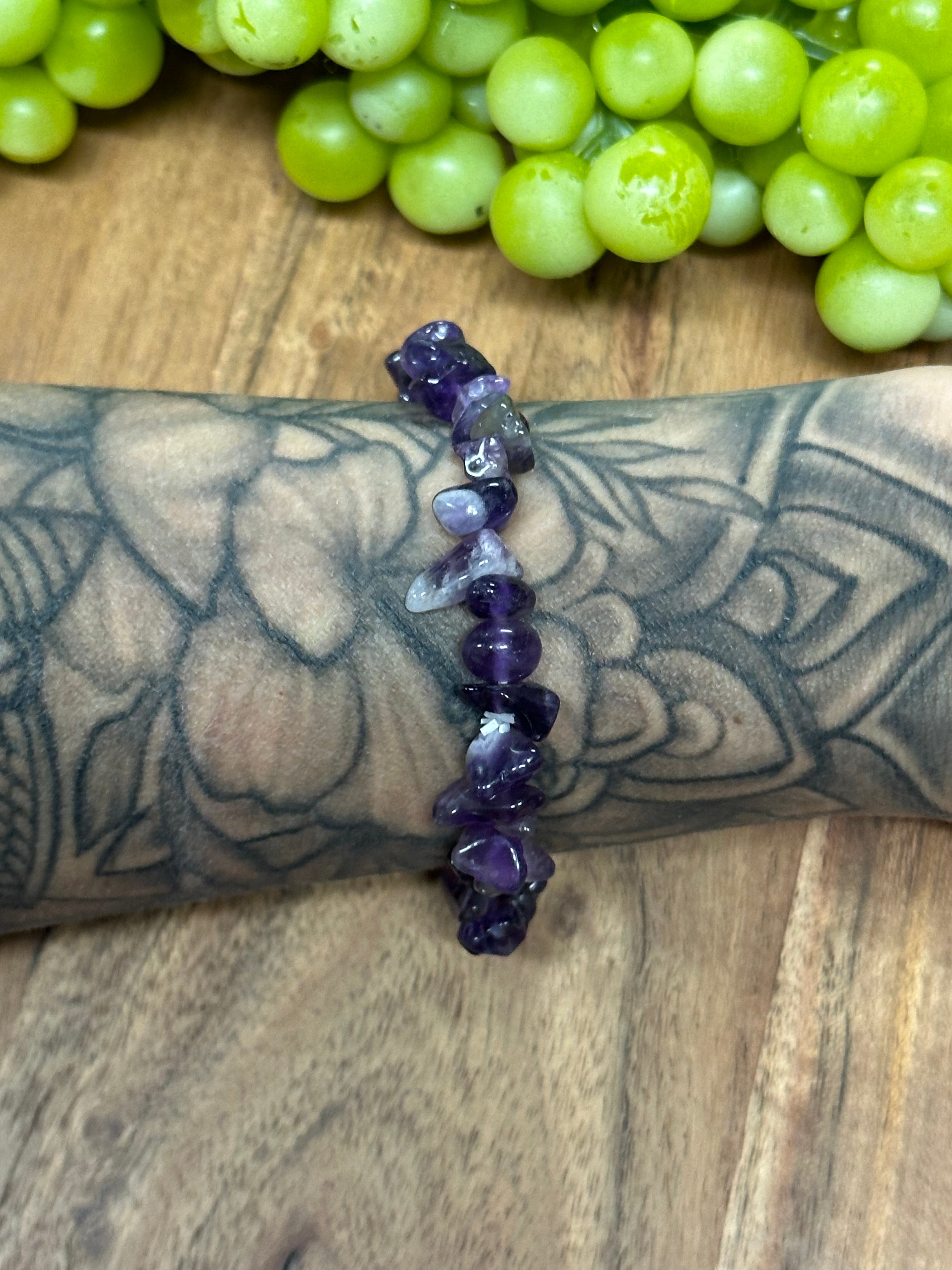 Southwest Strung Amethyst Bracelet