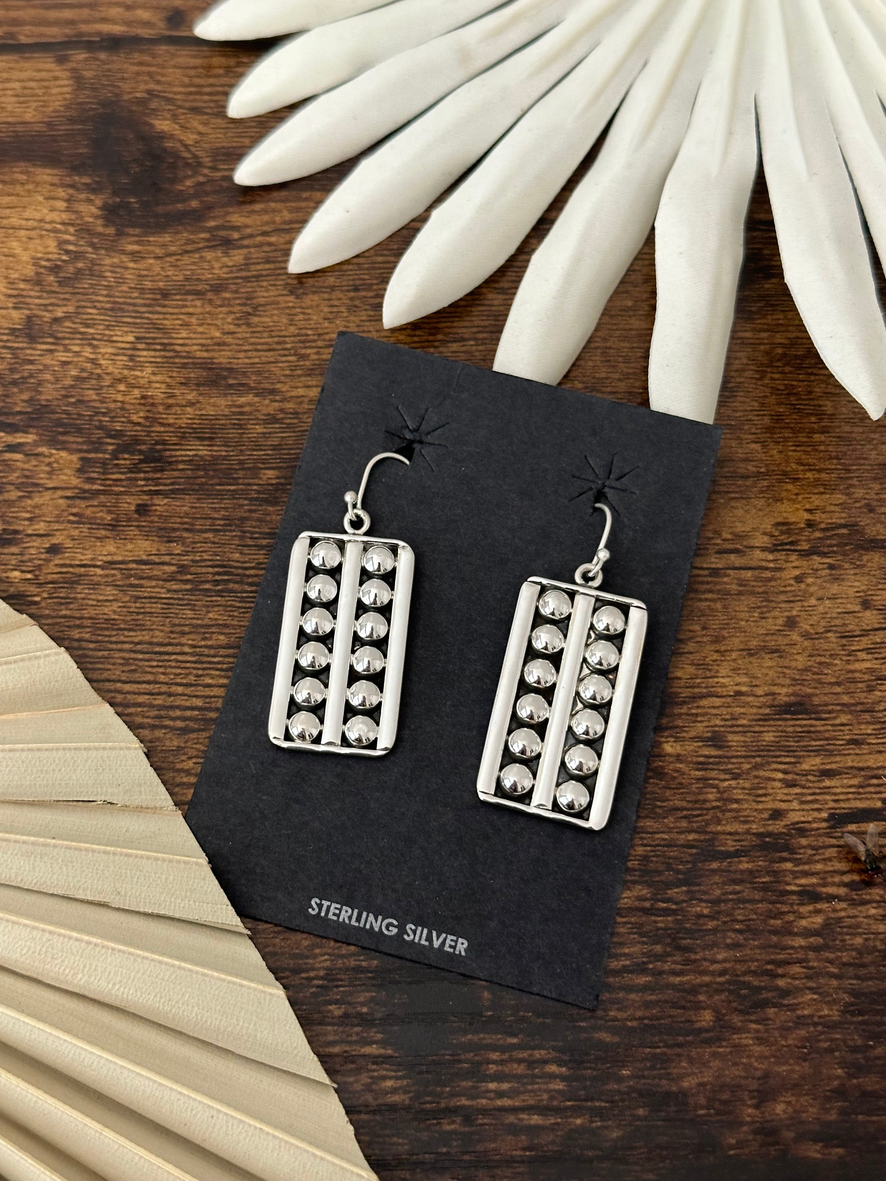 TTD “Dutton” Sterling Silver Dangle Earrings