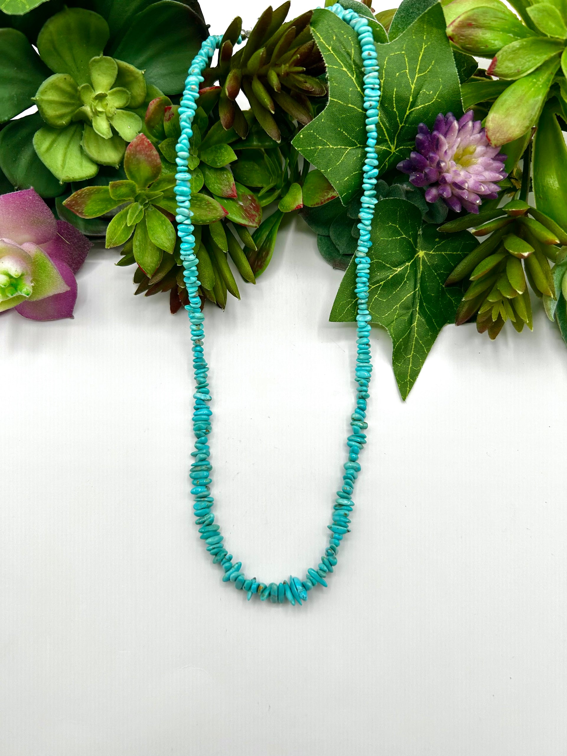 Handmade Campitos Turquoise Beaded Necklace