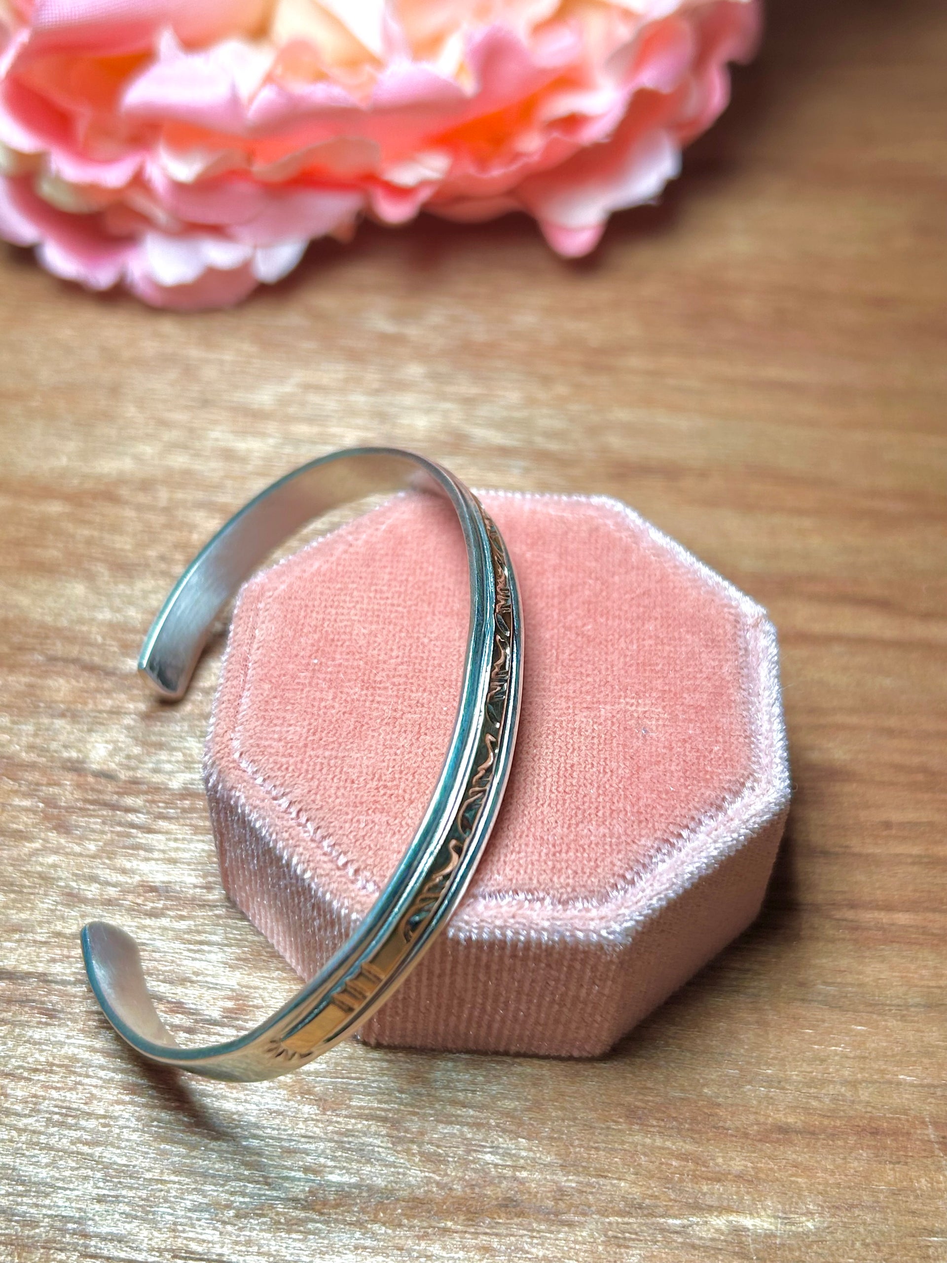 Navajo Made 14K Gold Fill & Sterling Silver Cuff Bracelet