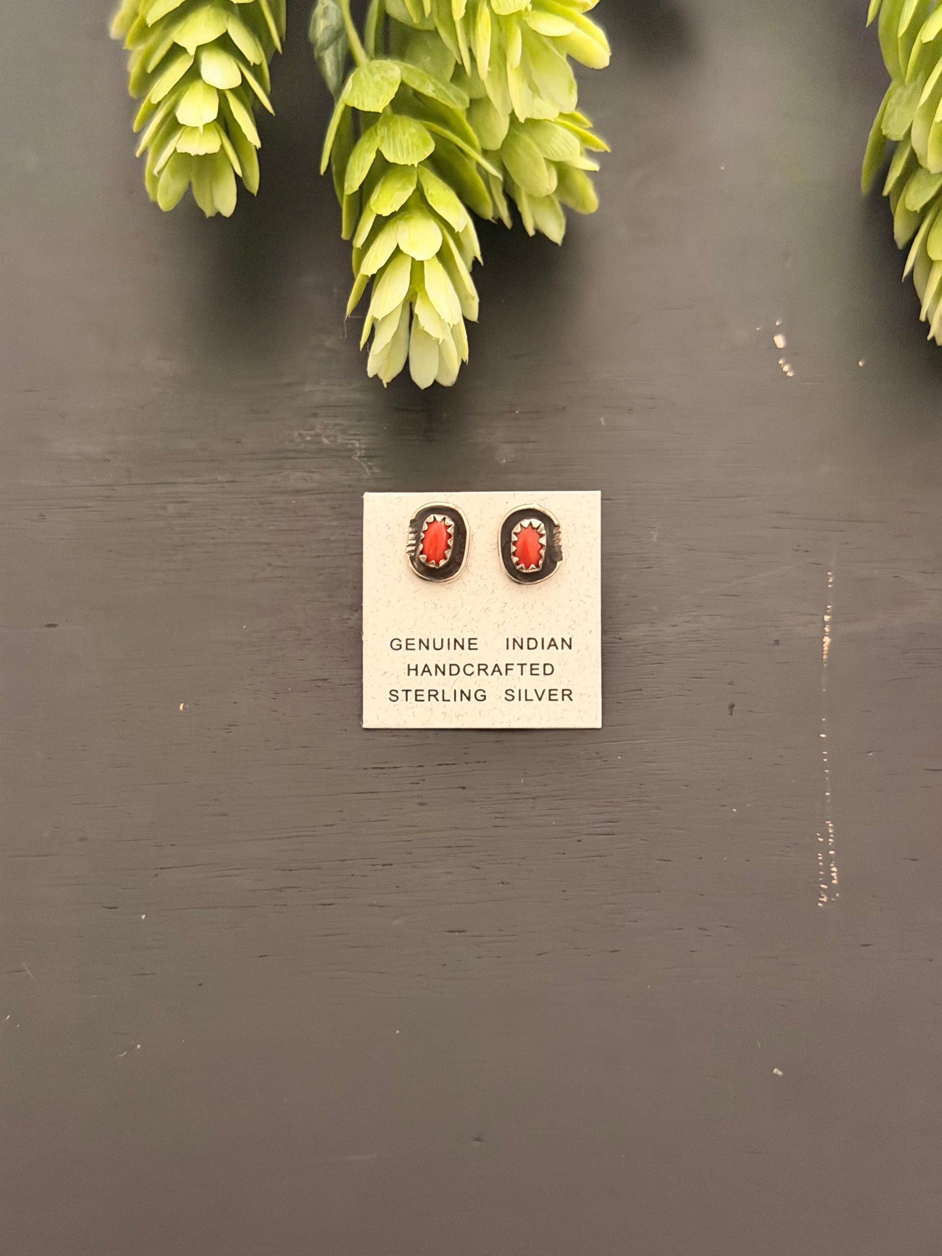 Navajo Made Sterling Silver Post Earrings