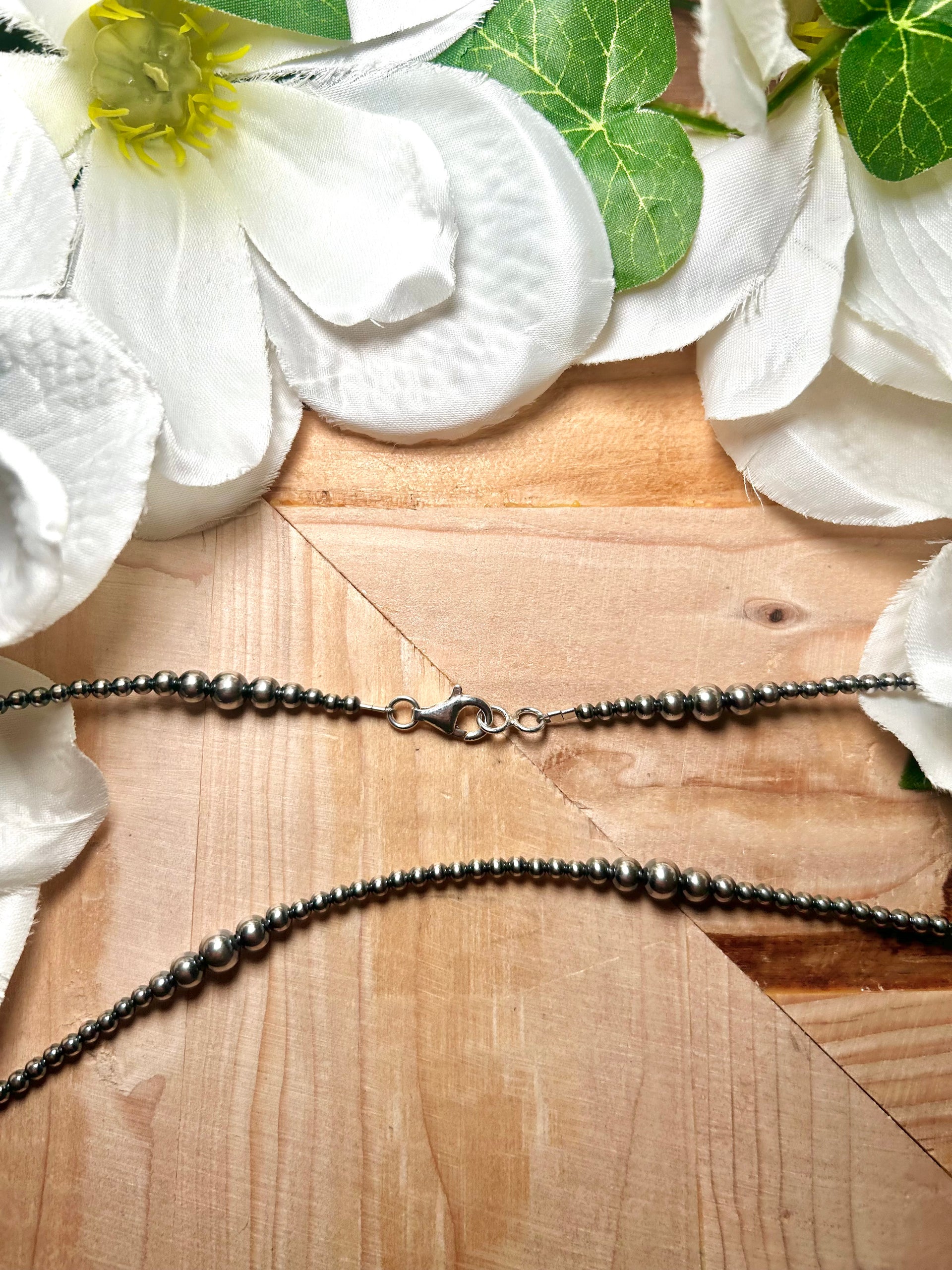 Navajo Made Sterling Silver Necklace