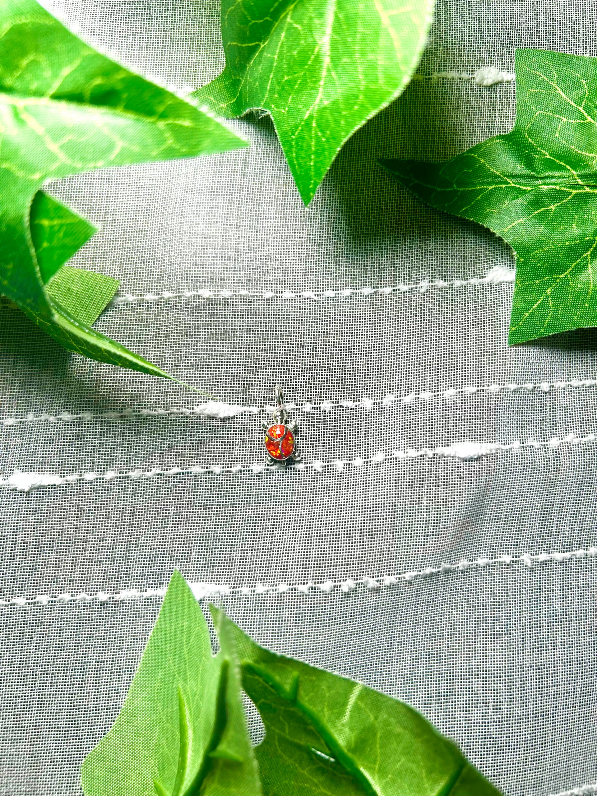 Zuni Opal & Sterling Silver Pendant