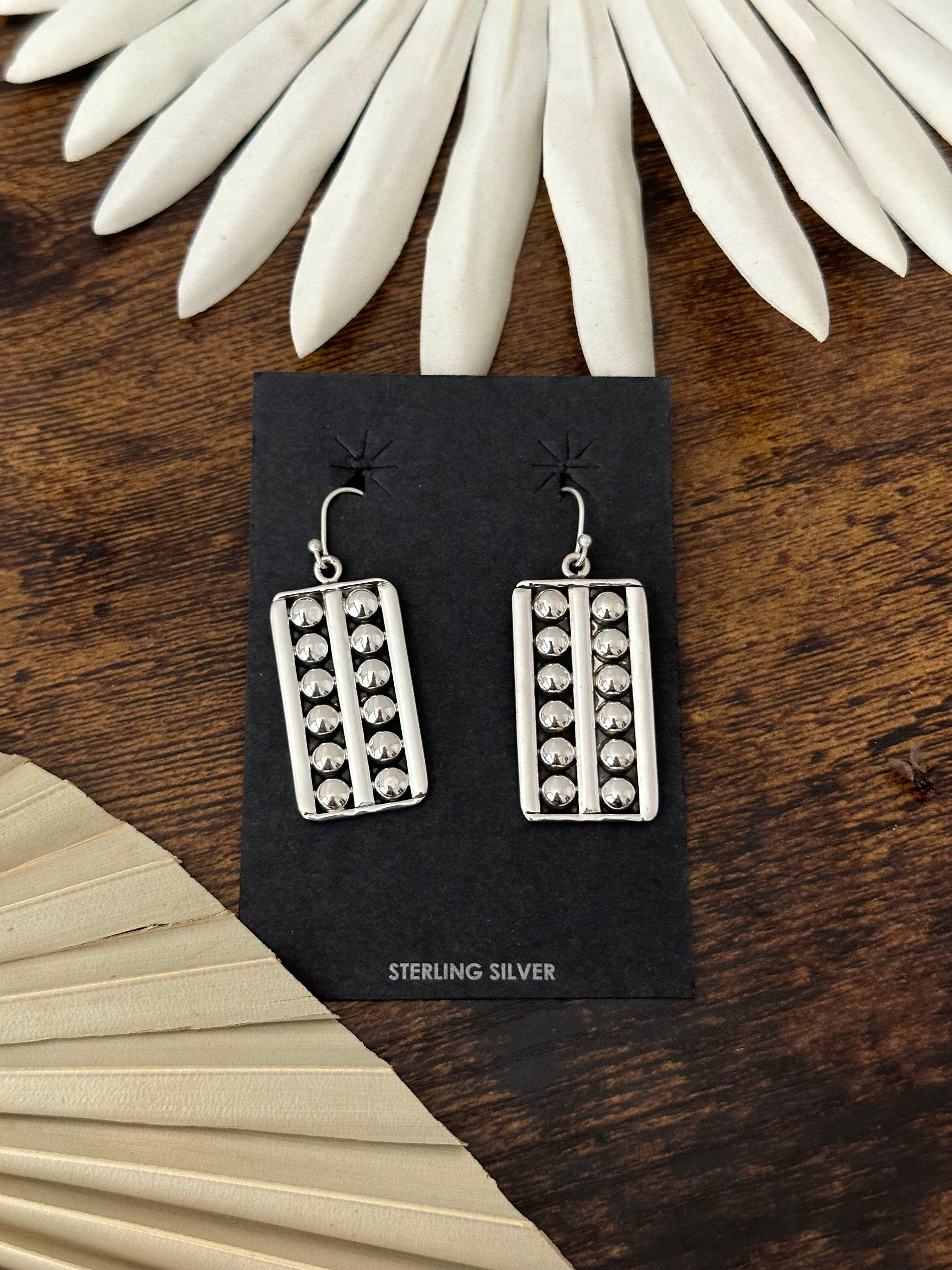 TTD “Dutton” Sterling Silver Dangle Earrings