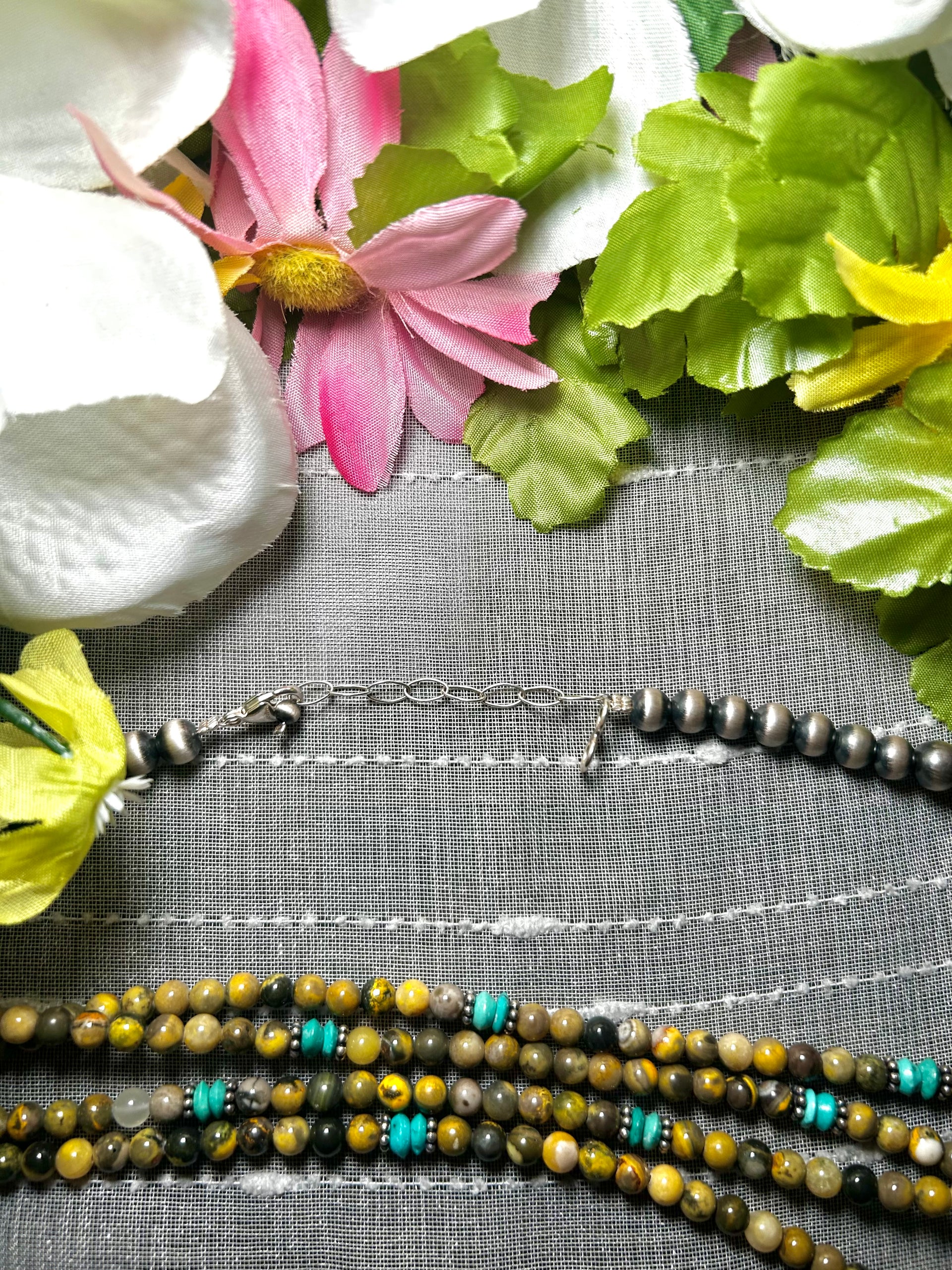 Navajo Made Multi Stone Necklace