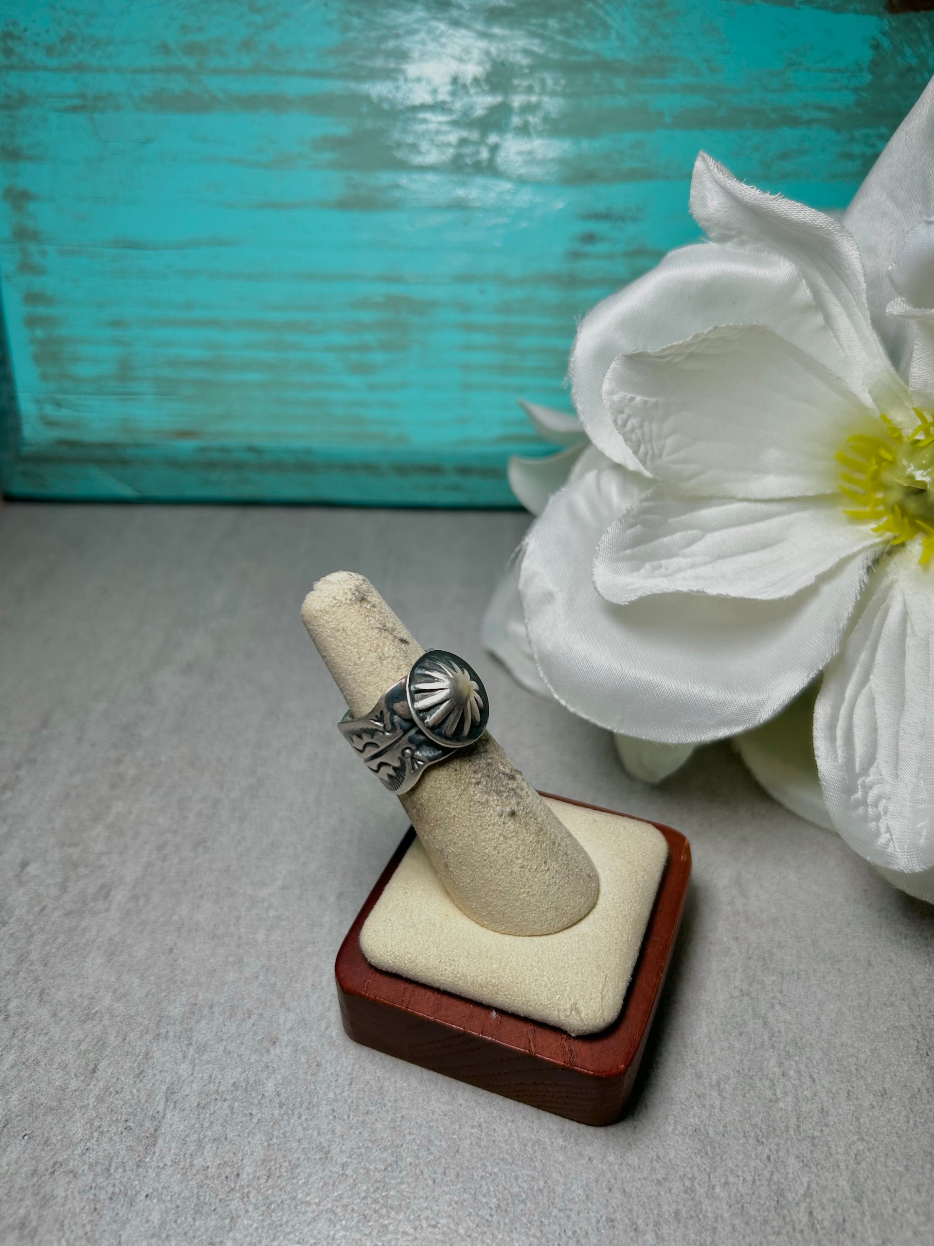 Navajo Made Sterling Silver Ring