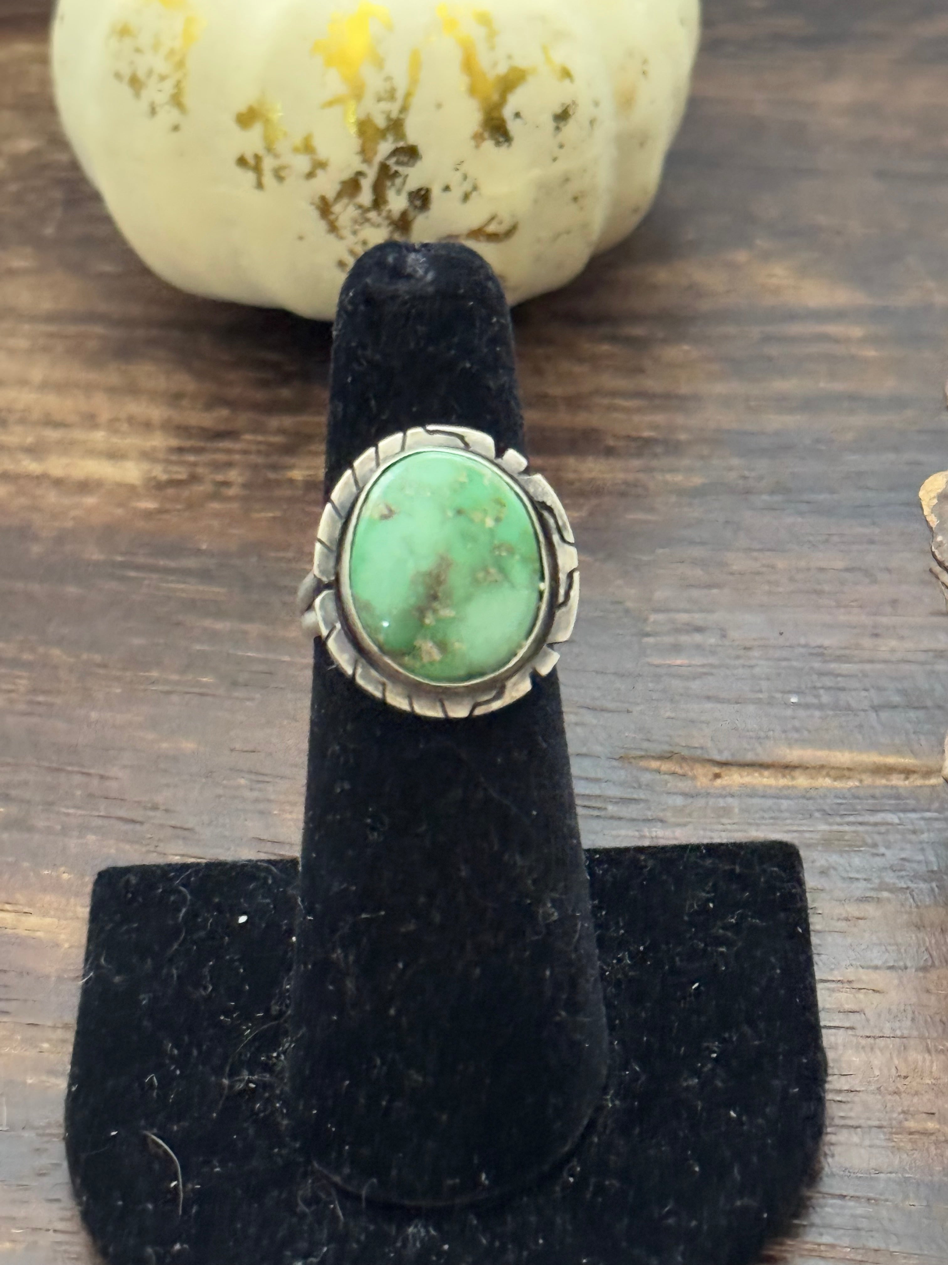 Peggy Skeets Turquoise & Sterling Silver Ring