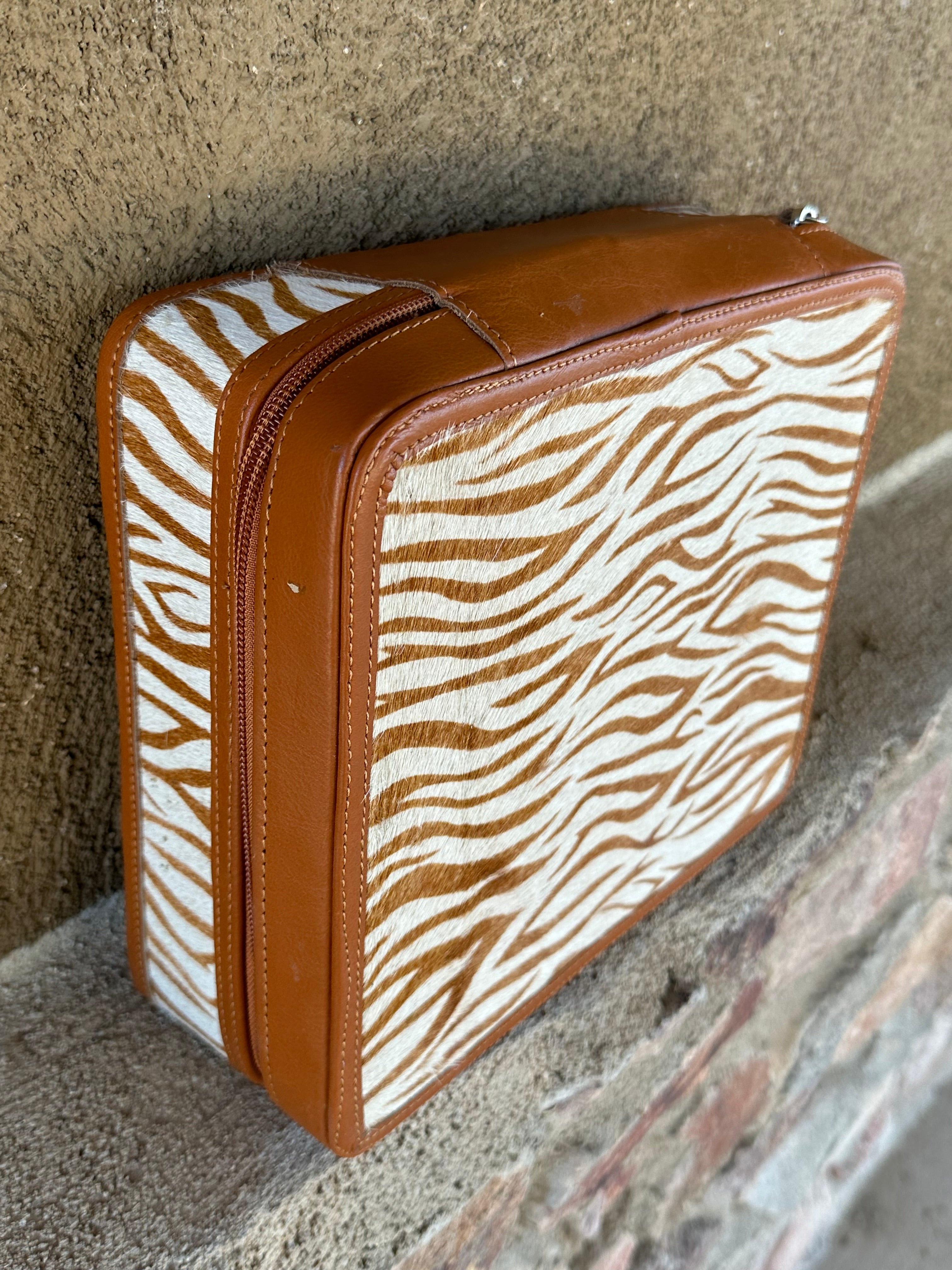 Genuine Leather & Cowhide Jewelry Box