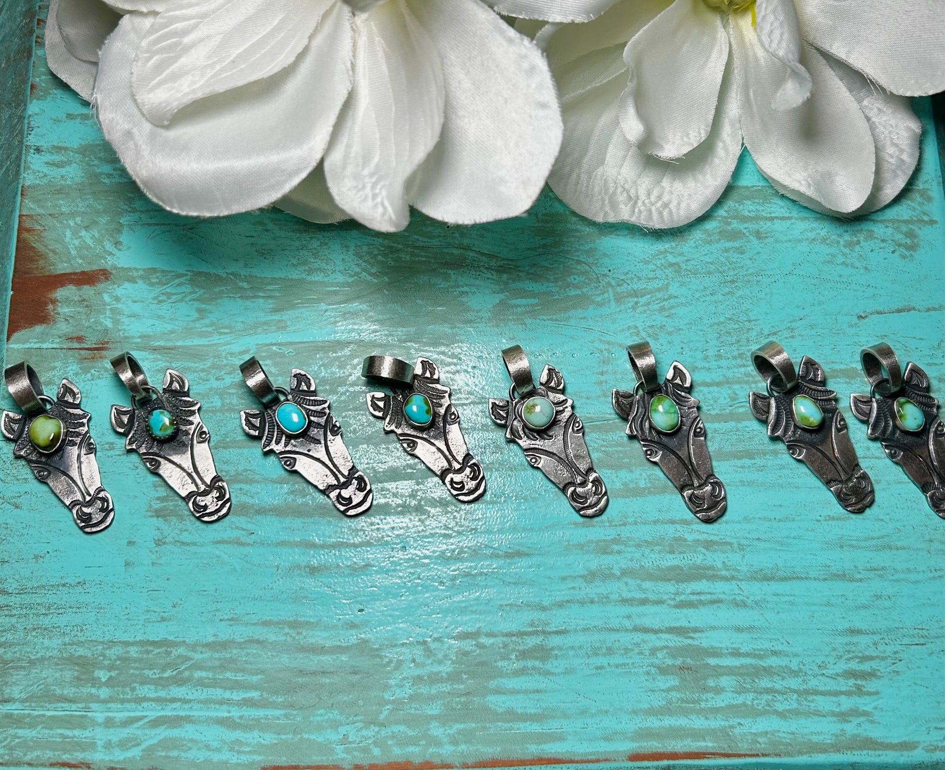 Kinlale Billah Sonoran Mountain Turquoise & Sterling Silver Pendant