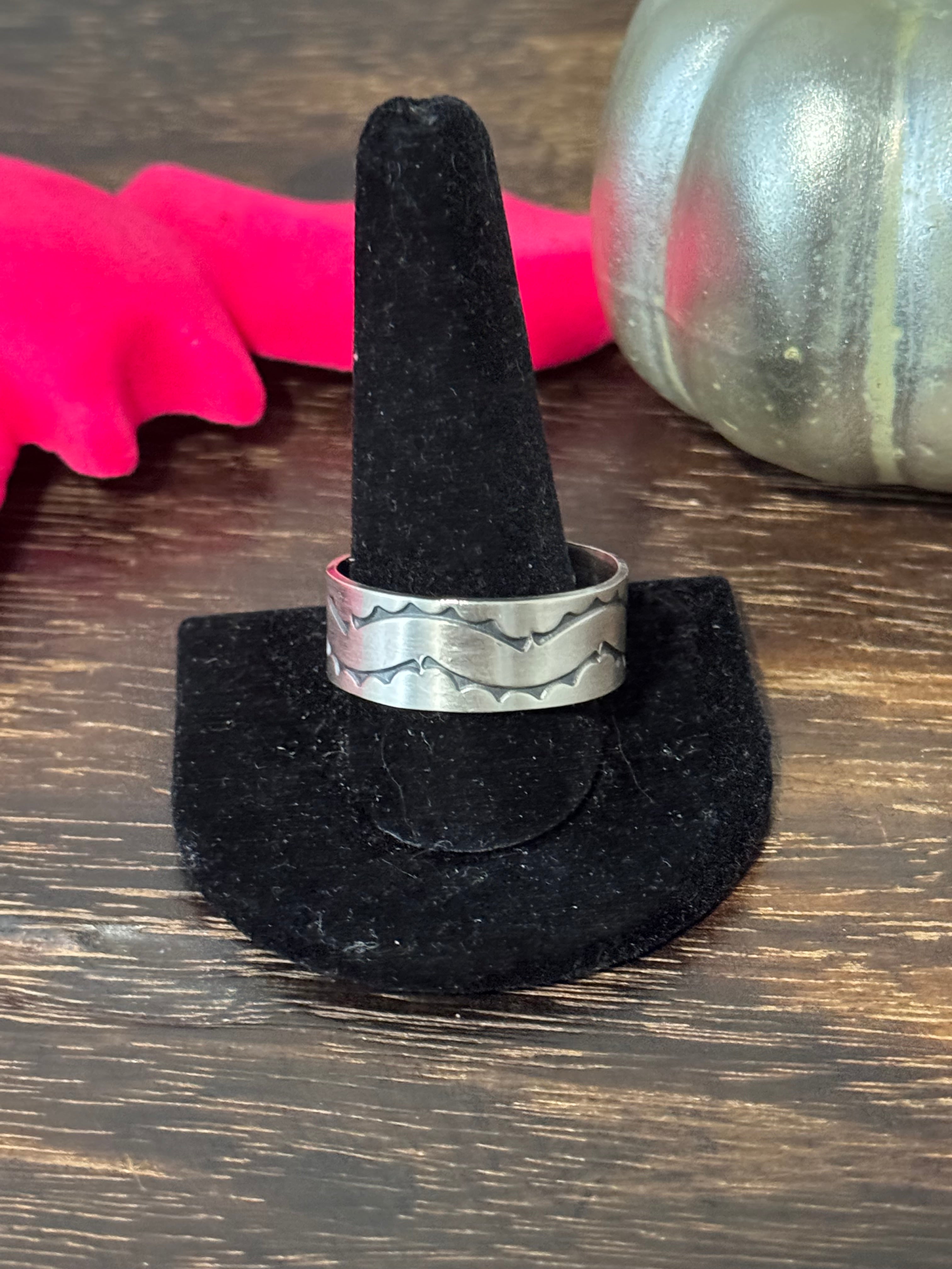 Navajo Made Sterling Silver Ring