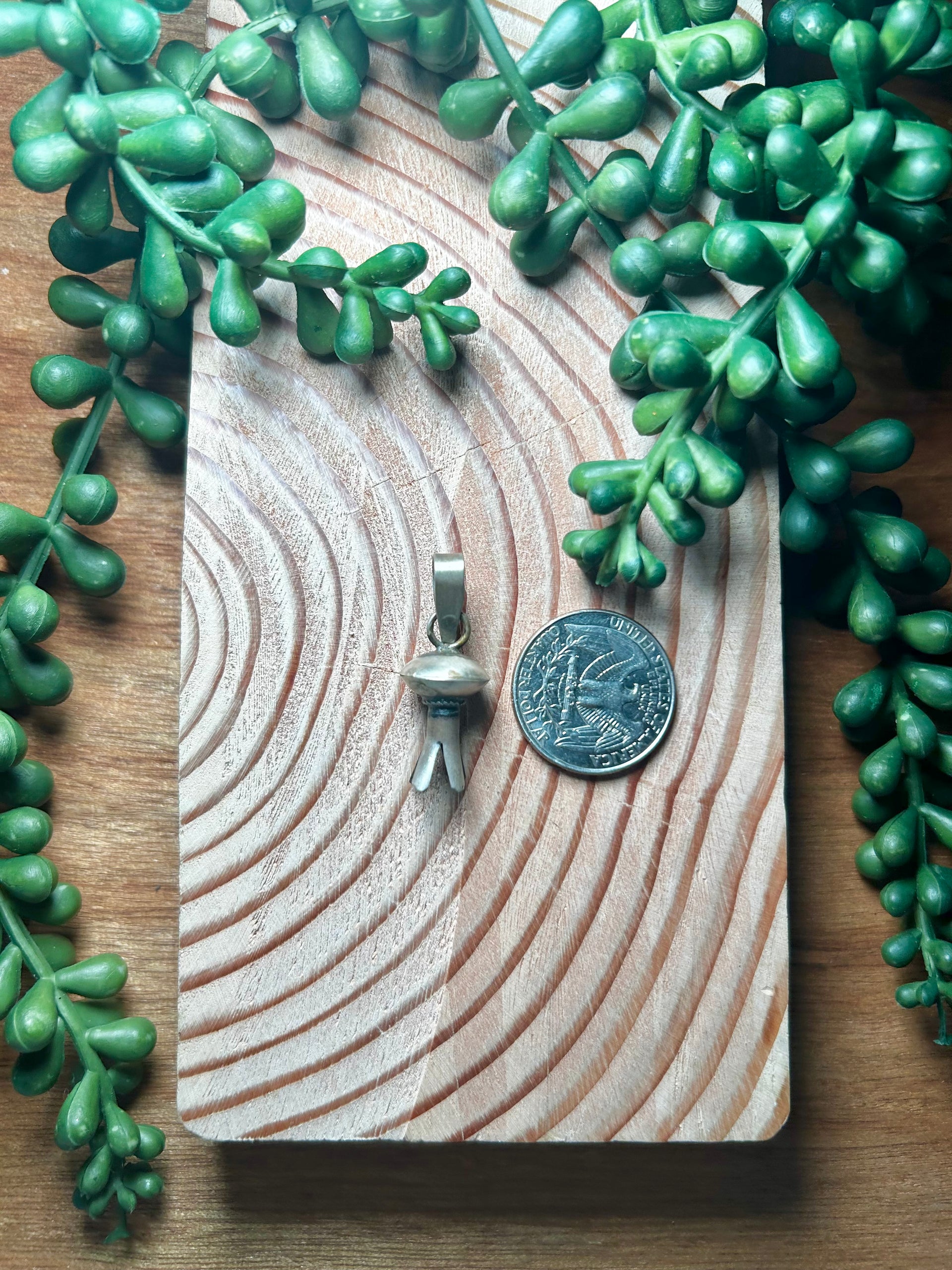 Navajo Made Sterling Silver Pendant