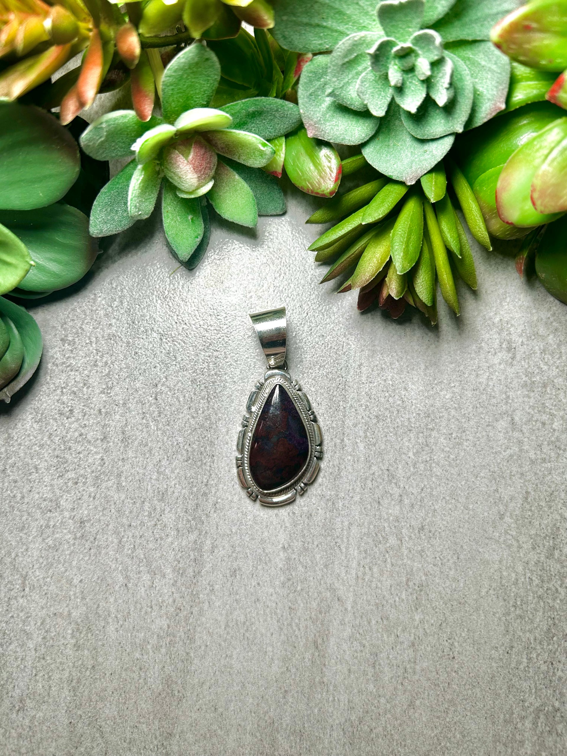 Thomas Francisco Sugilite & Sterling Silver Pendant