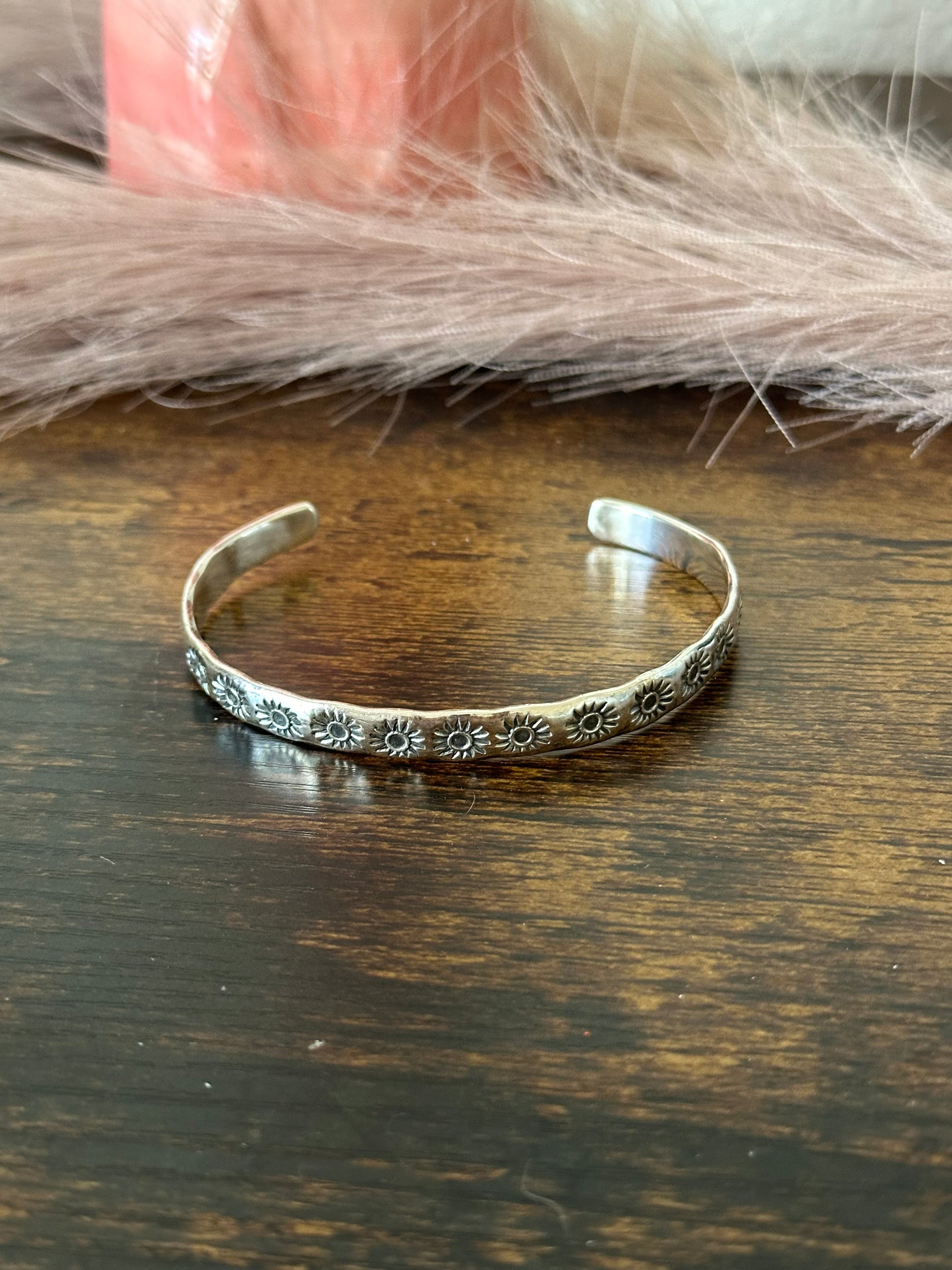 Southwest Made Sterling Silver Cuff Bracelet