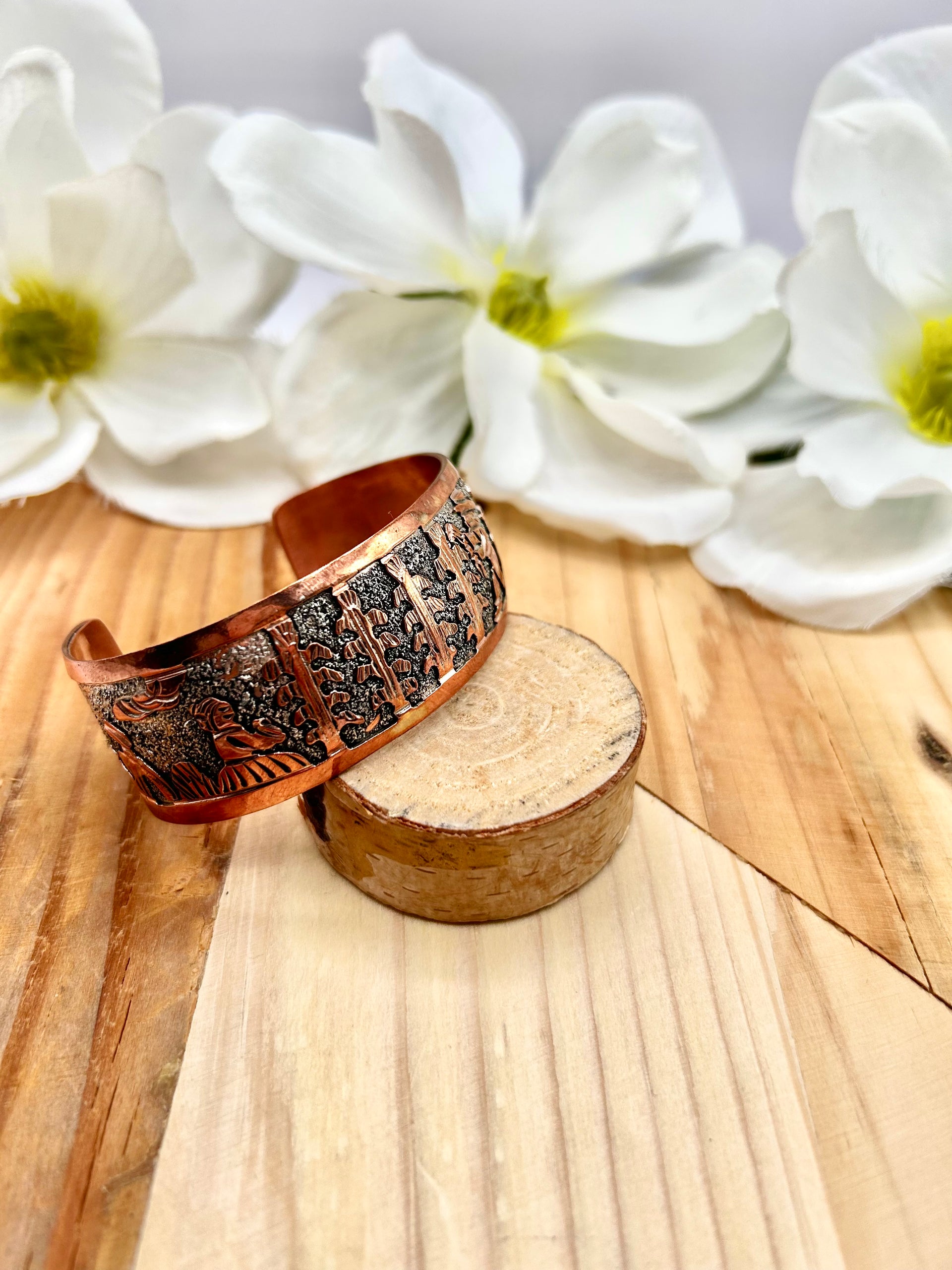 Elaine Becenti Copper Cuff Bracelet