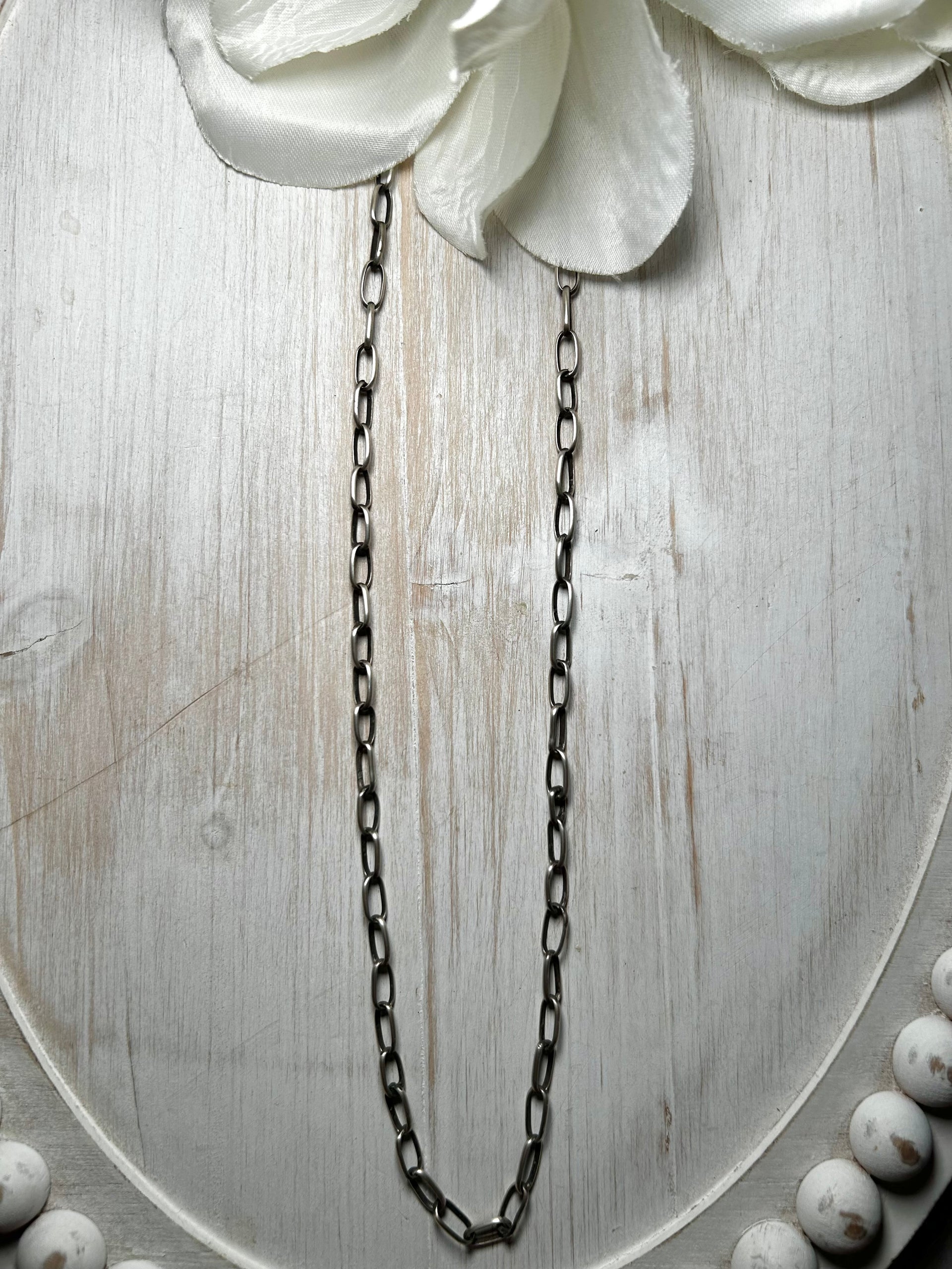 Navajo Made Sterling Silver Necklace