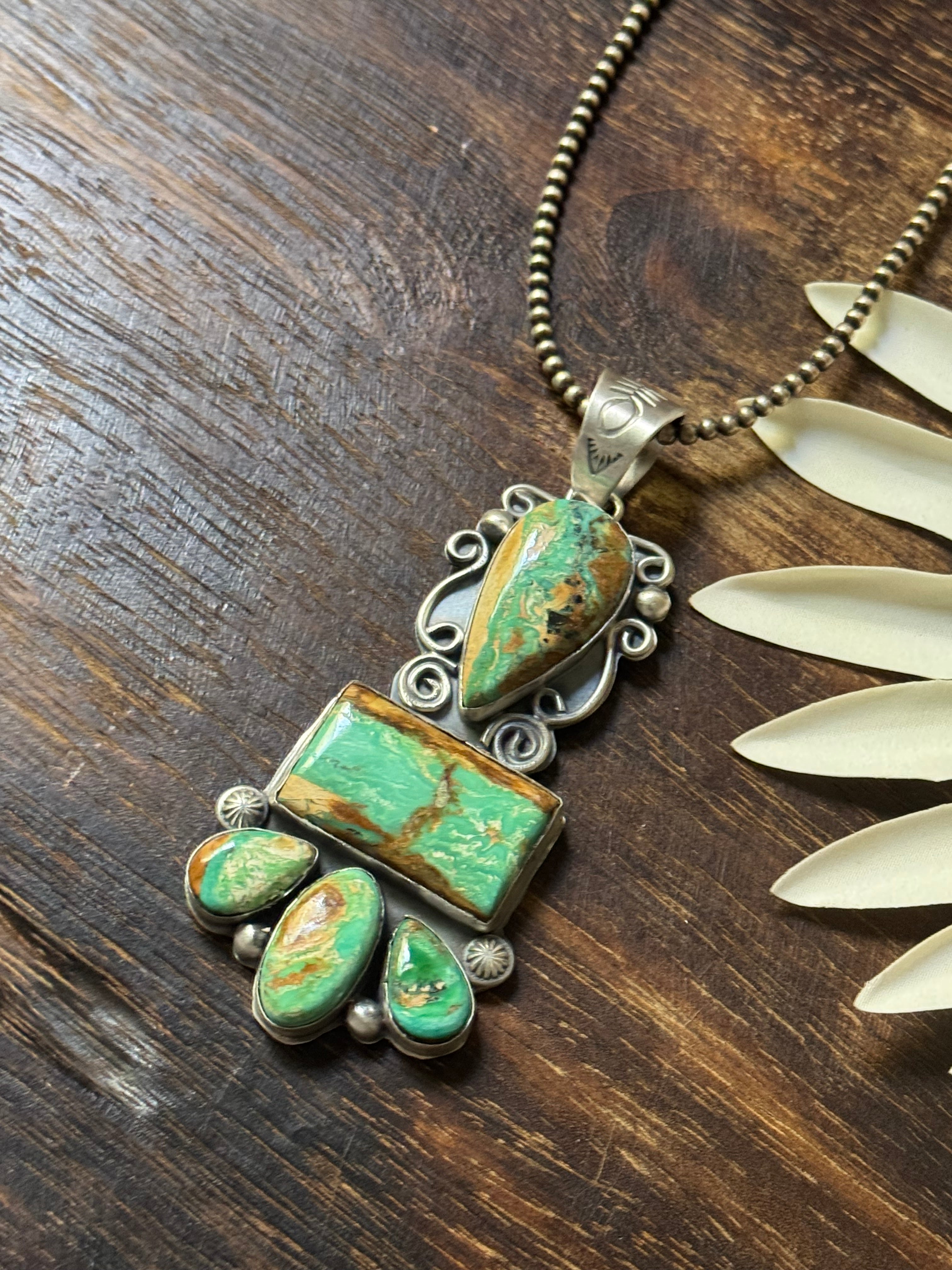 Boyd Ashley Royston Turquoise & Sterling Silver Pendant