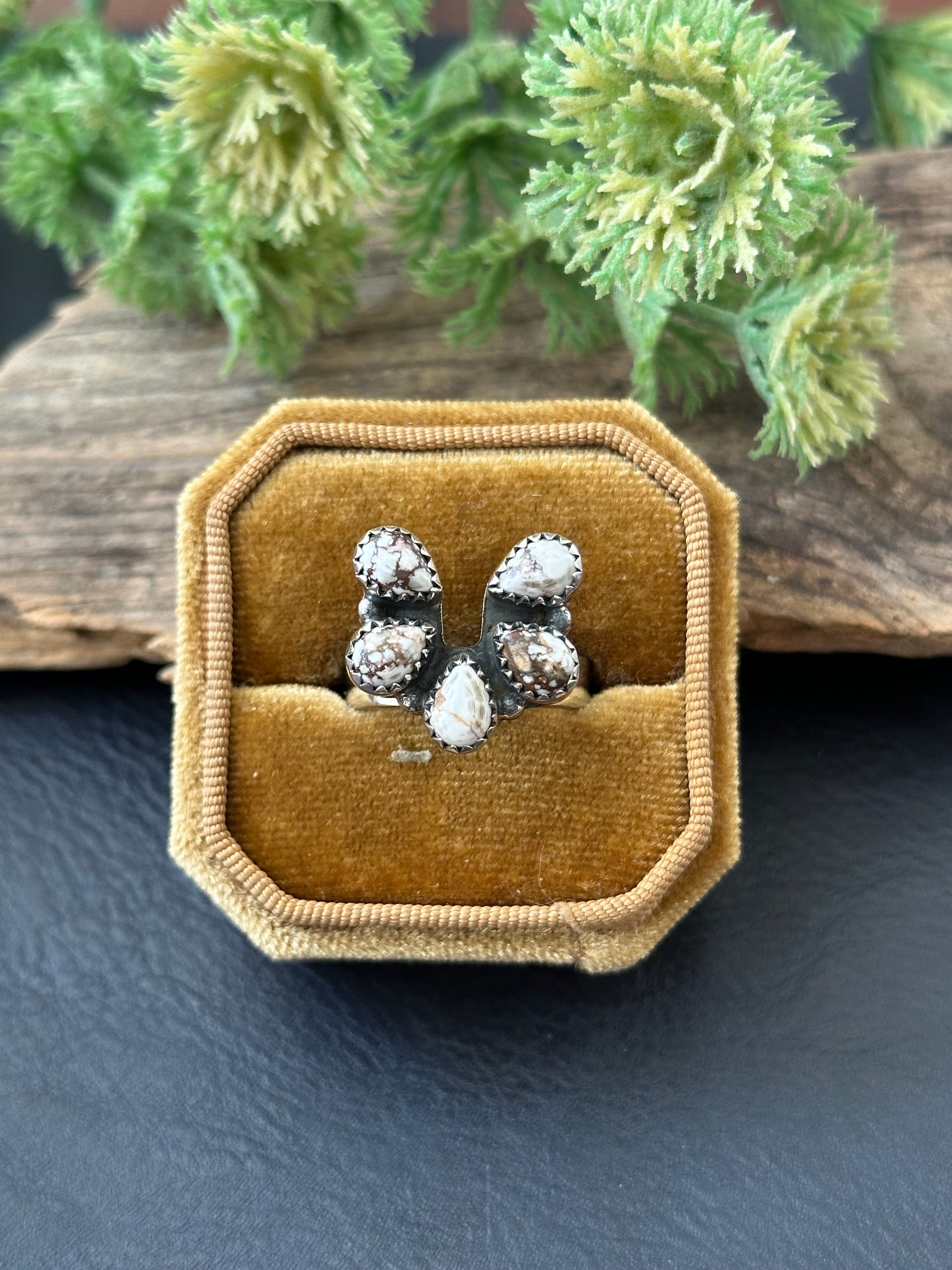TTD “LUCKY” Wild Horse & Sterling Silver Naja Ring