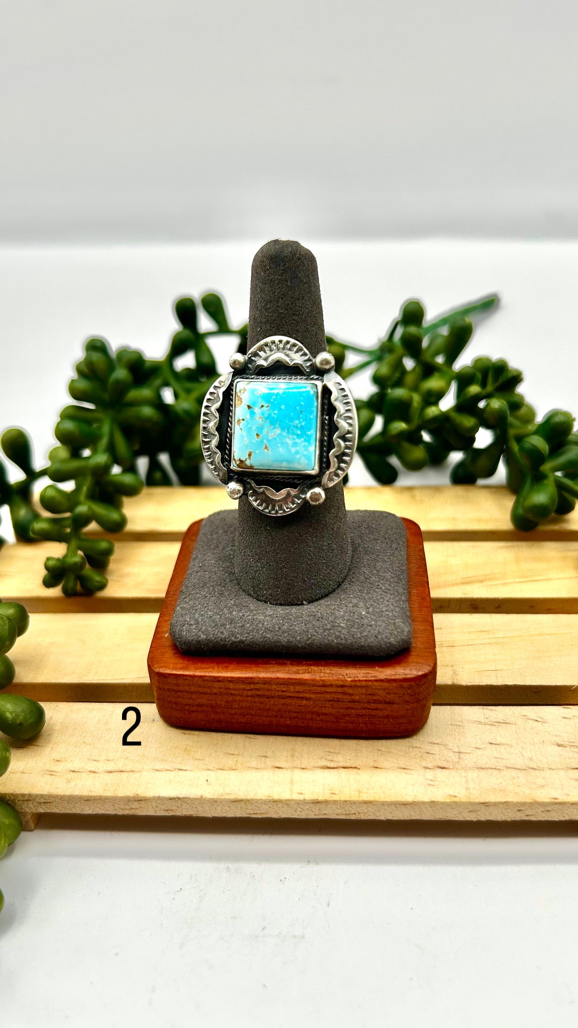 Jackson Hoskie Royston Turquoise & Sterling Silver Ring