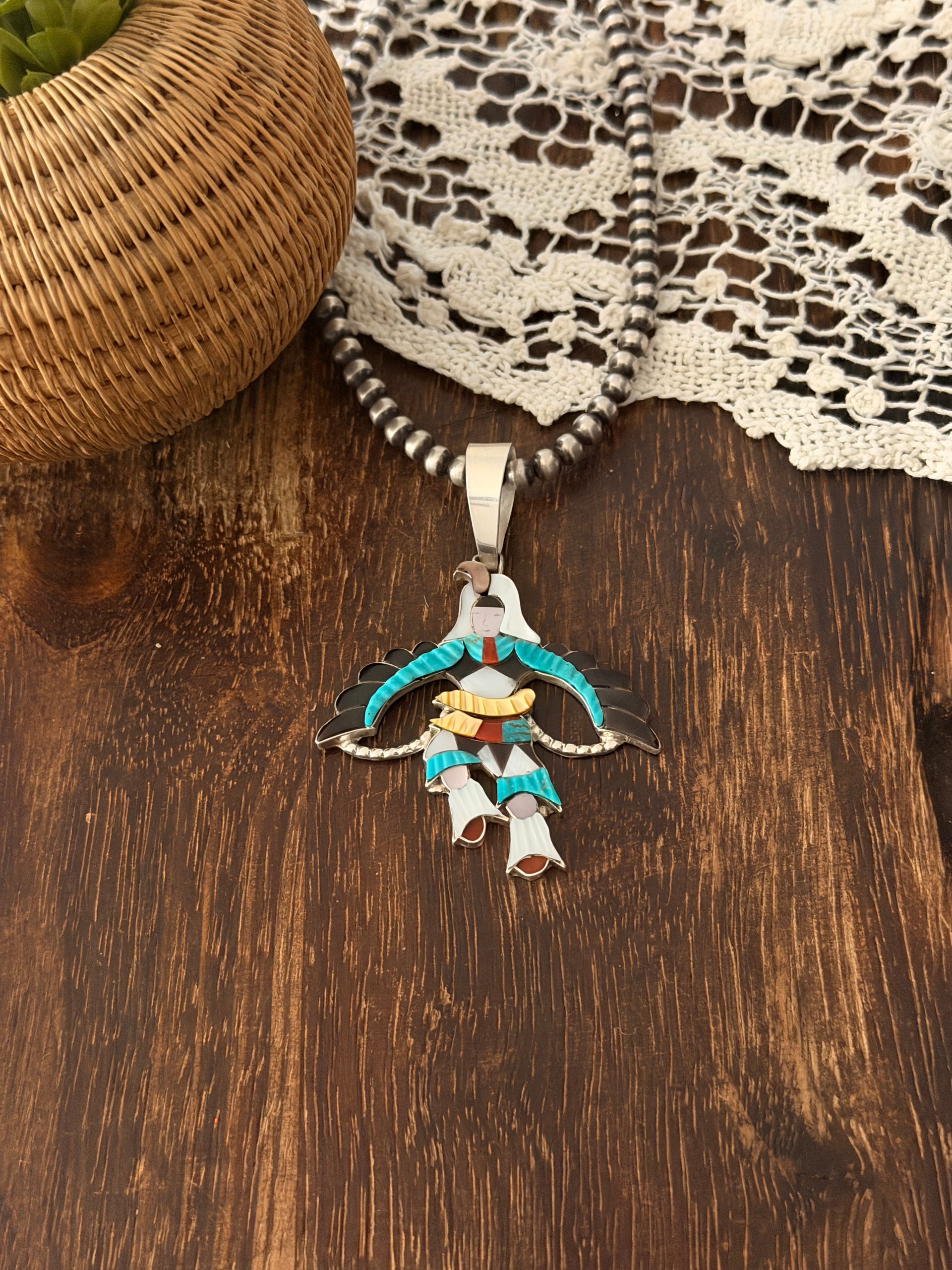 Jonathan Bayook Multi Stone & Sterling Silver Pendant