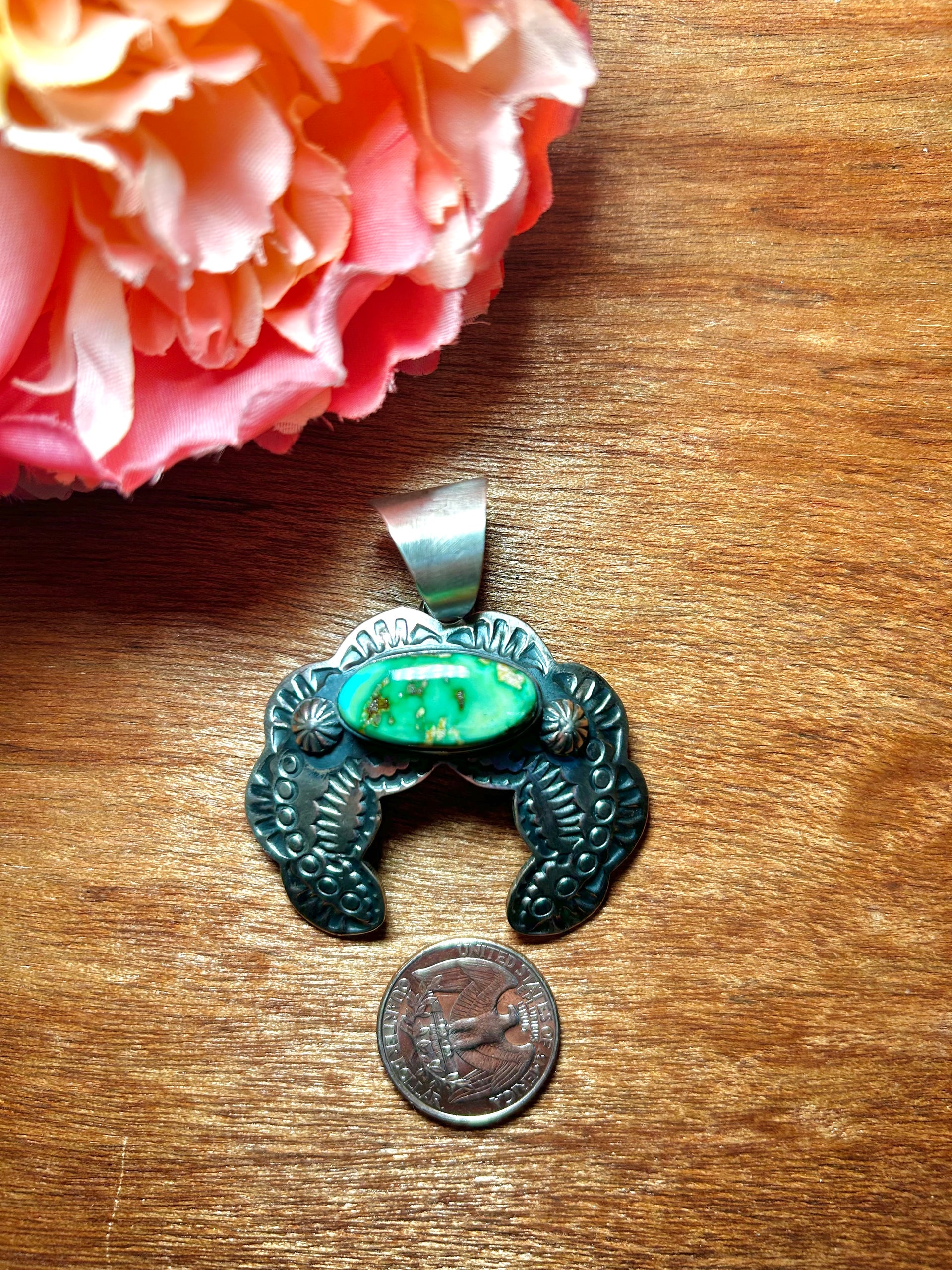 Chimney Butte Sonoran Gold & Sterling Silver Pendant