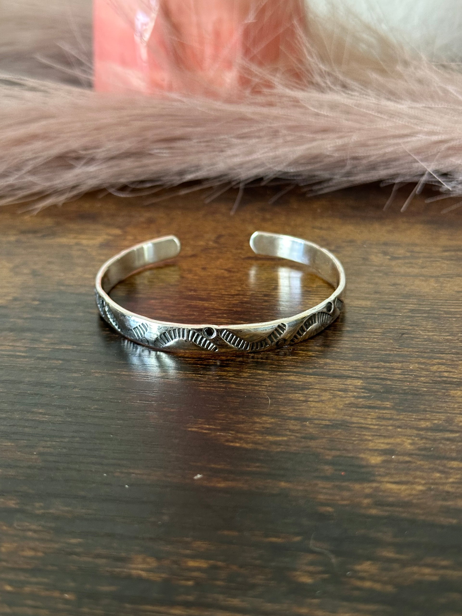 Southwest Made Sterling Silver Cuff Bracelet