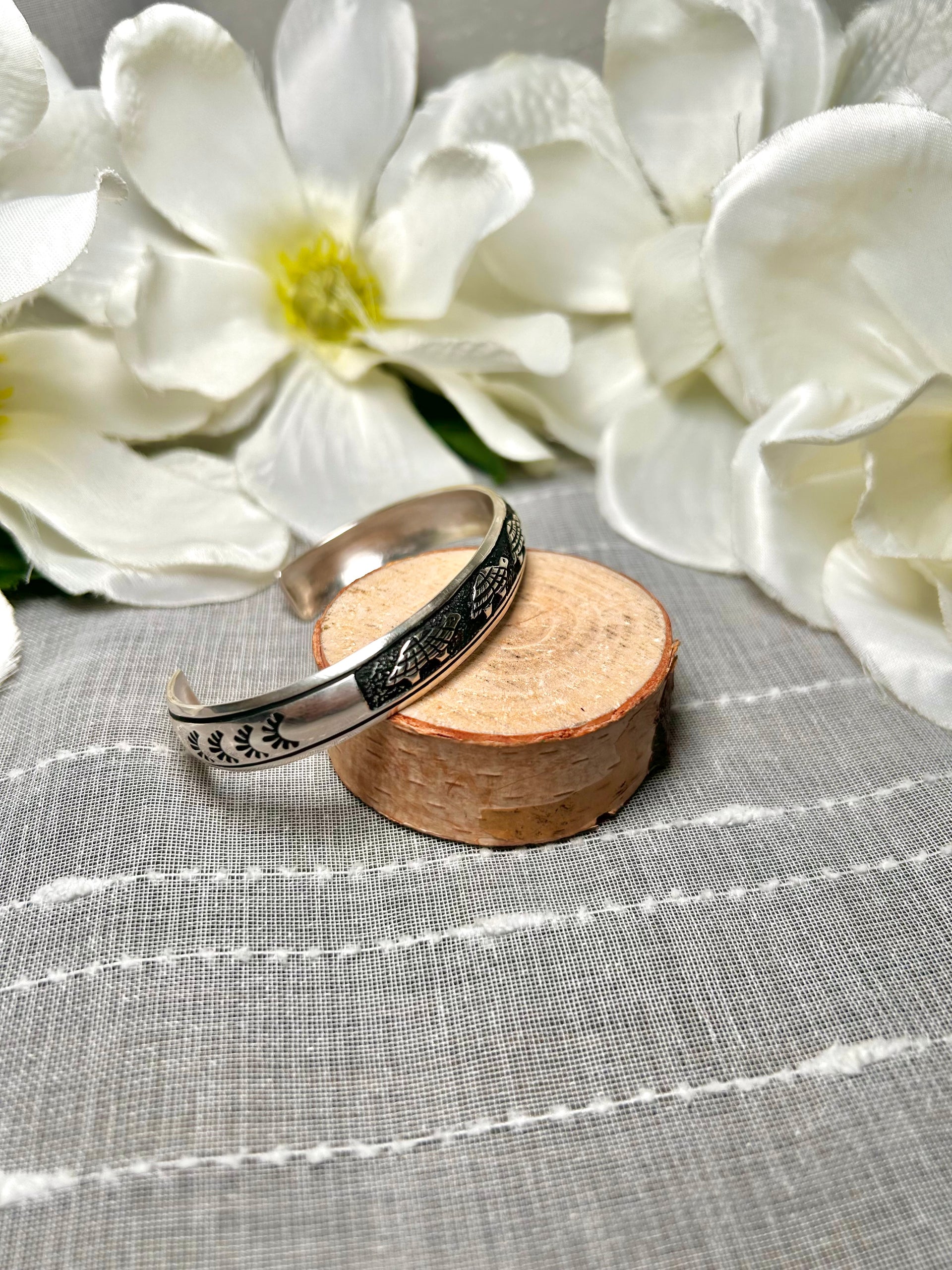 Tommy and Rose Singer Sterling Silver Cuff Bracelet