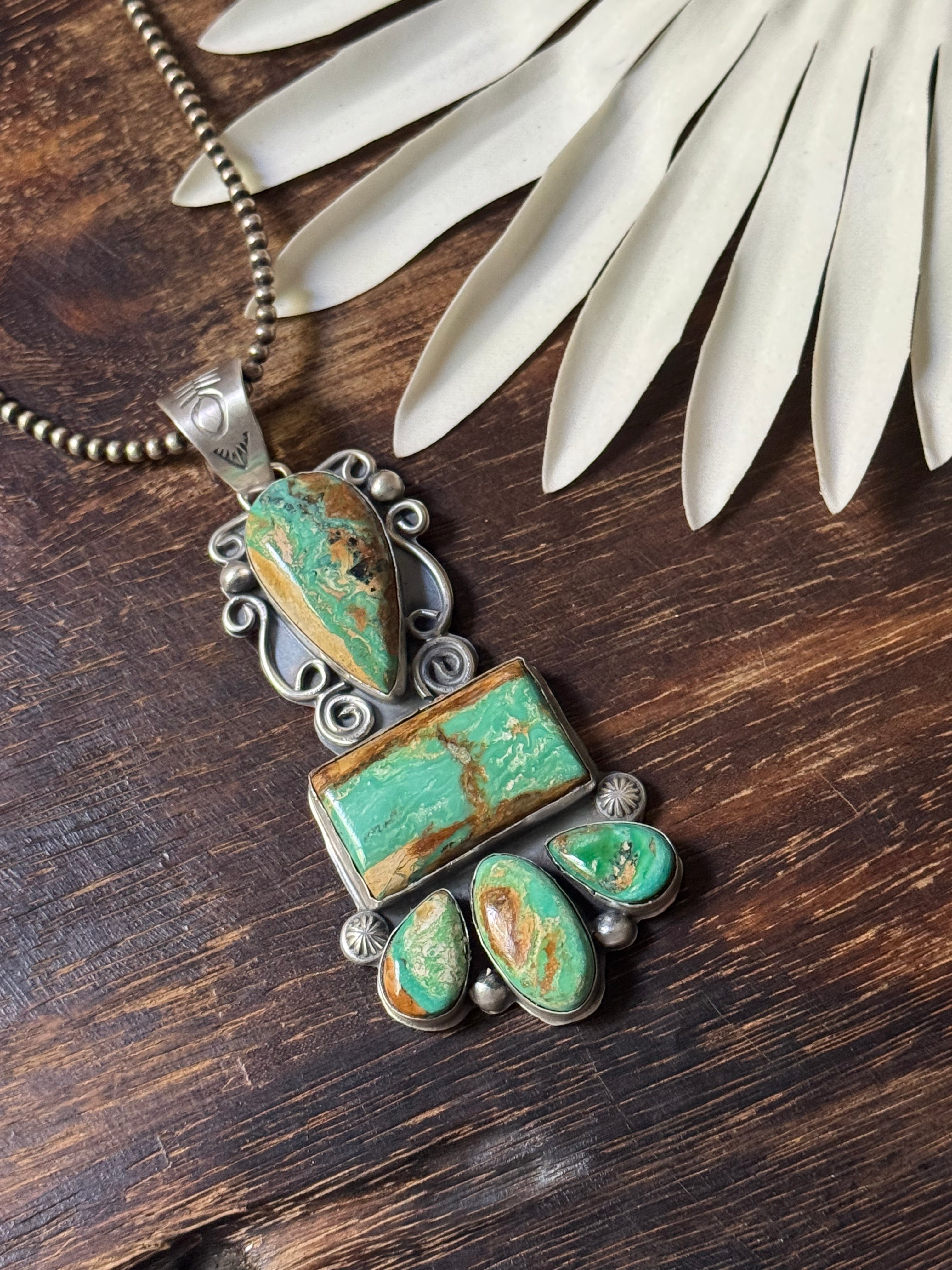 Boyd Ashley Royston Turquoise & Sterling Silver Pendant