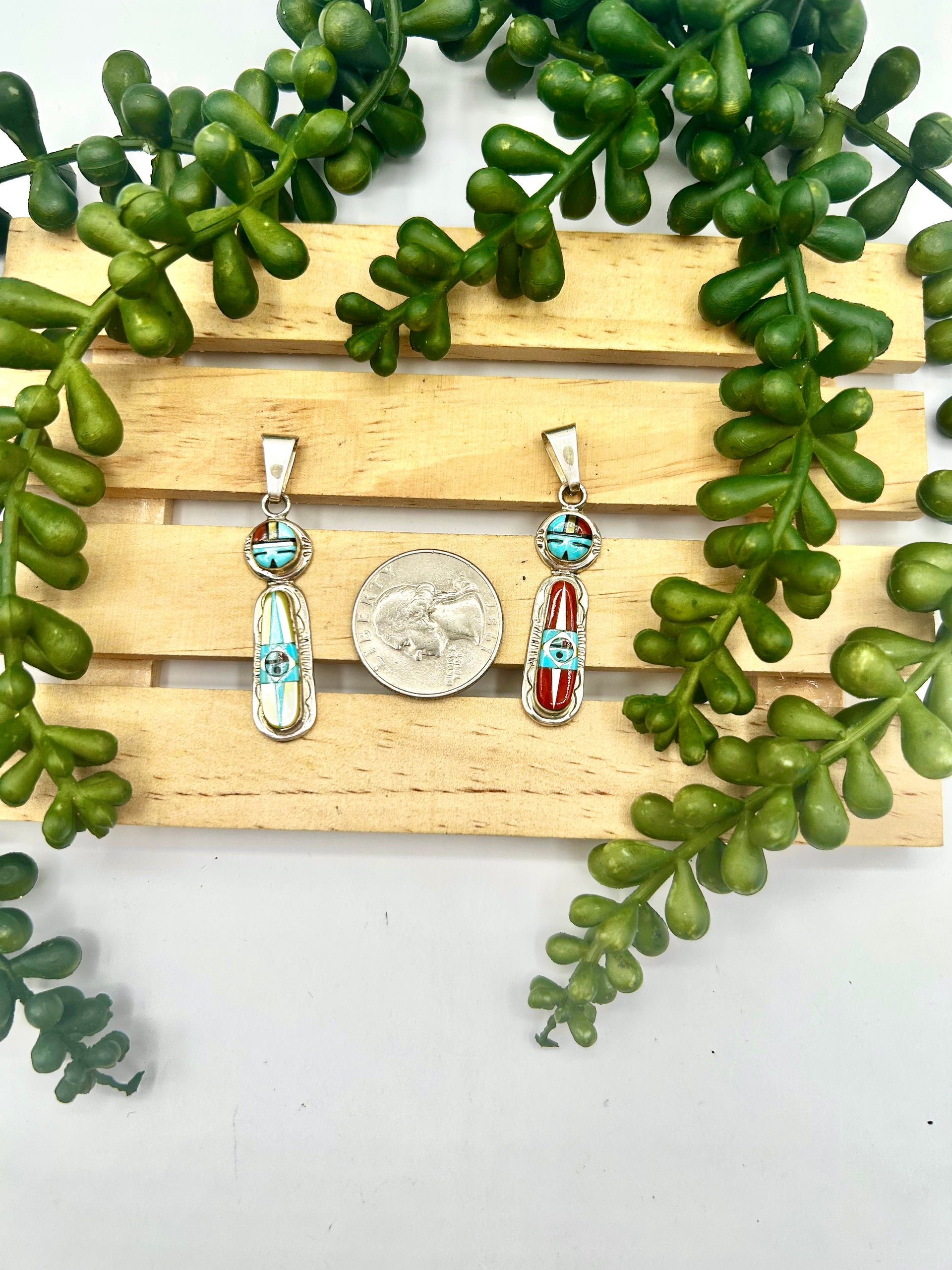Patti Ejaakie Multi Stone & Sterling Silver Pendant