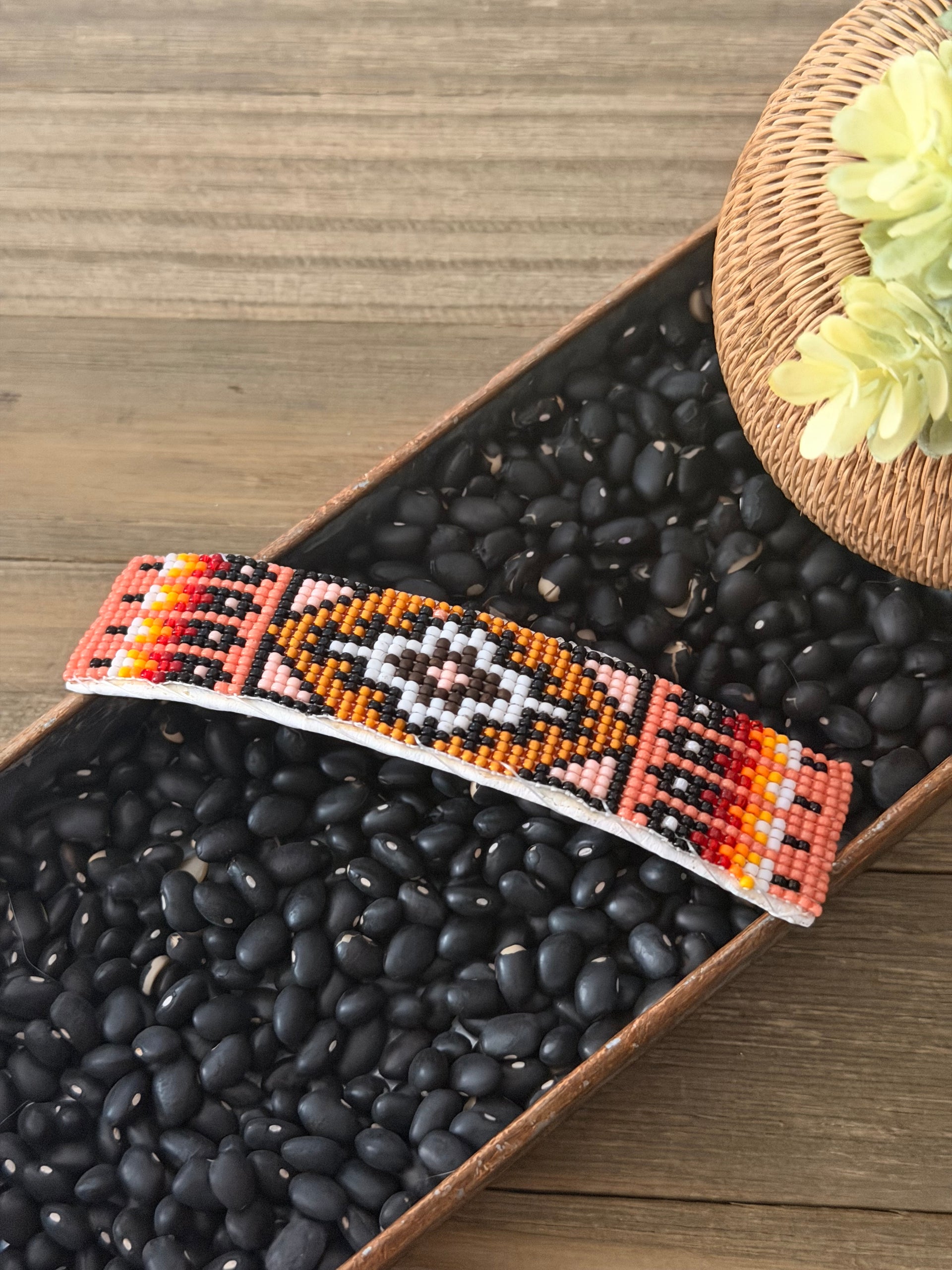 Navajo Made Beaded Hair Barrette