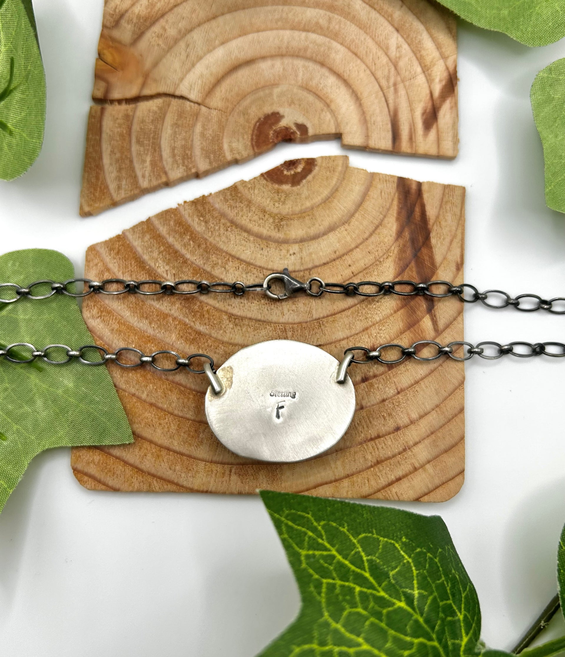 Franklin Joseph Natural Dry Creek Turquoise & Sterling Silver Necklace