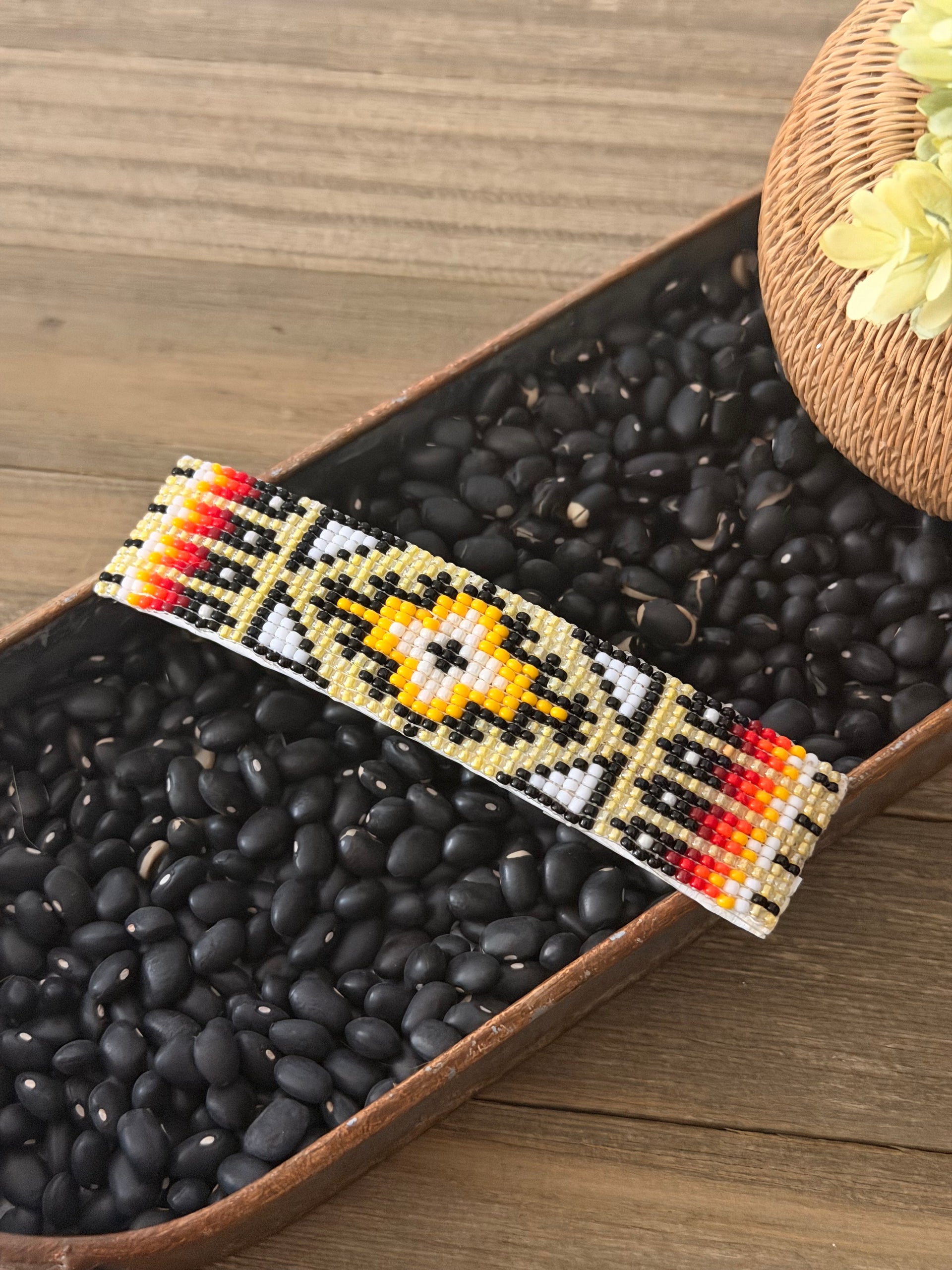 Navajo Made Beaded Hair Barrette