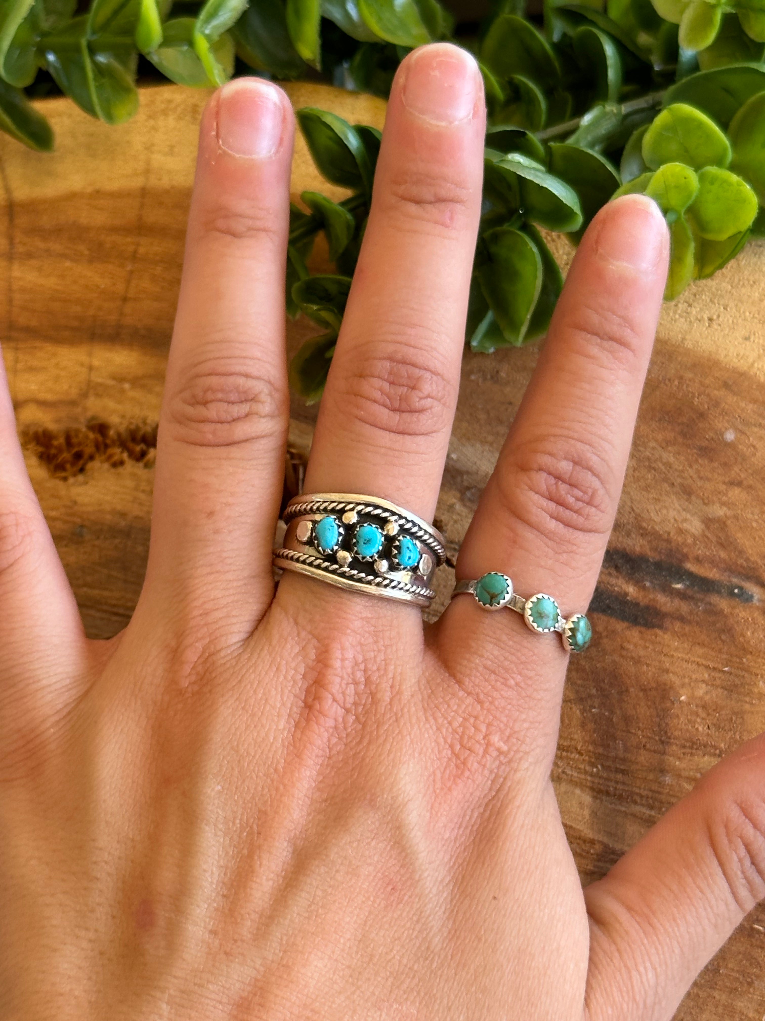 Anita Whitegoat Kingman Turquoise & Sterling Silver Ring