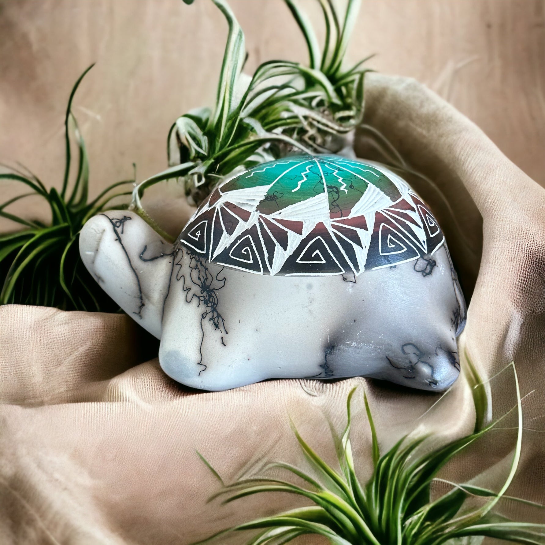 Vanessa Sam Navajo Made Turtle Pottery