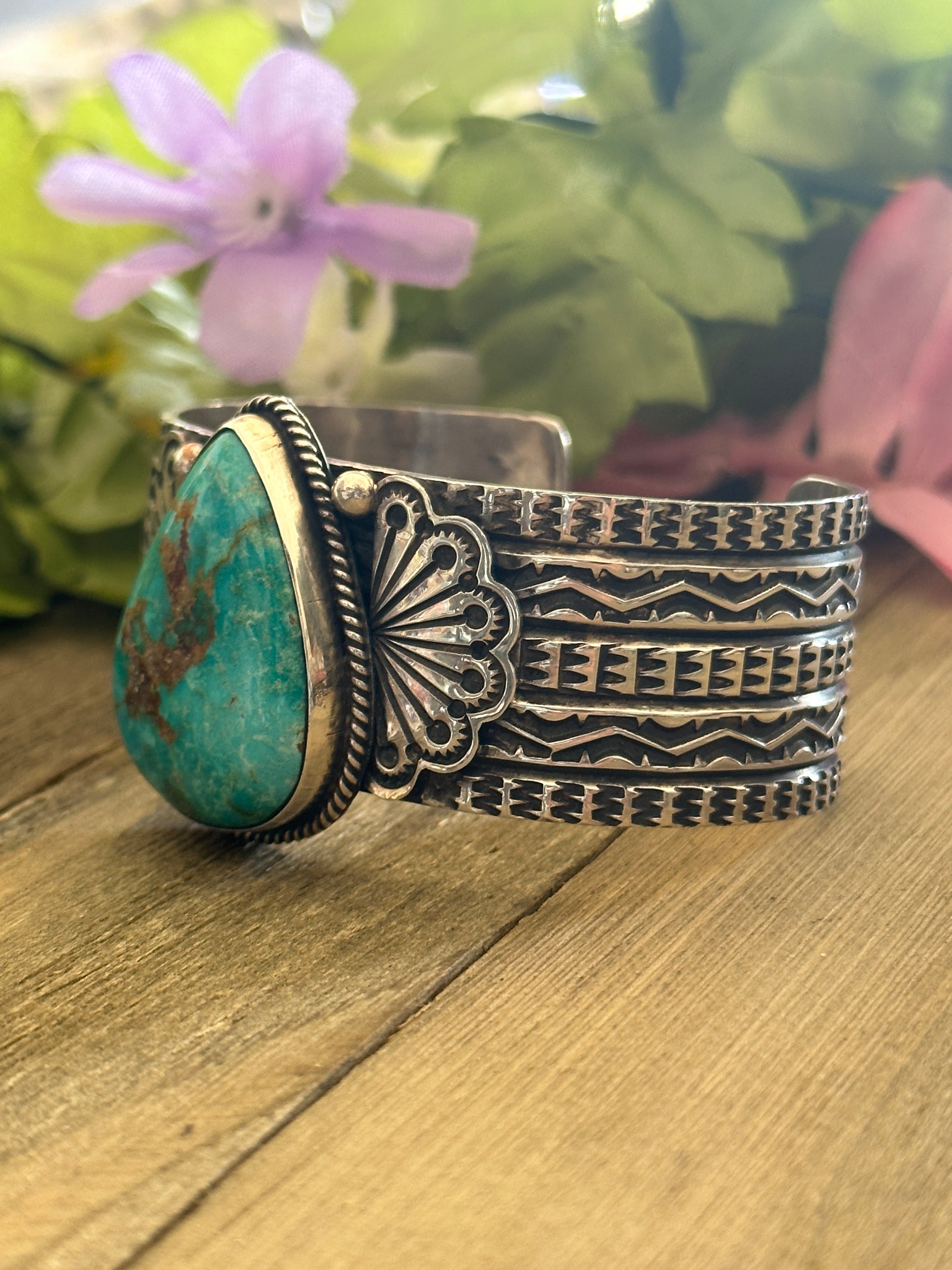 Sunshine Reeves Sonoran Mountain Turquoise & Sterling Silver Cuff Bracelet