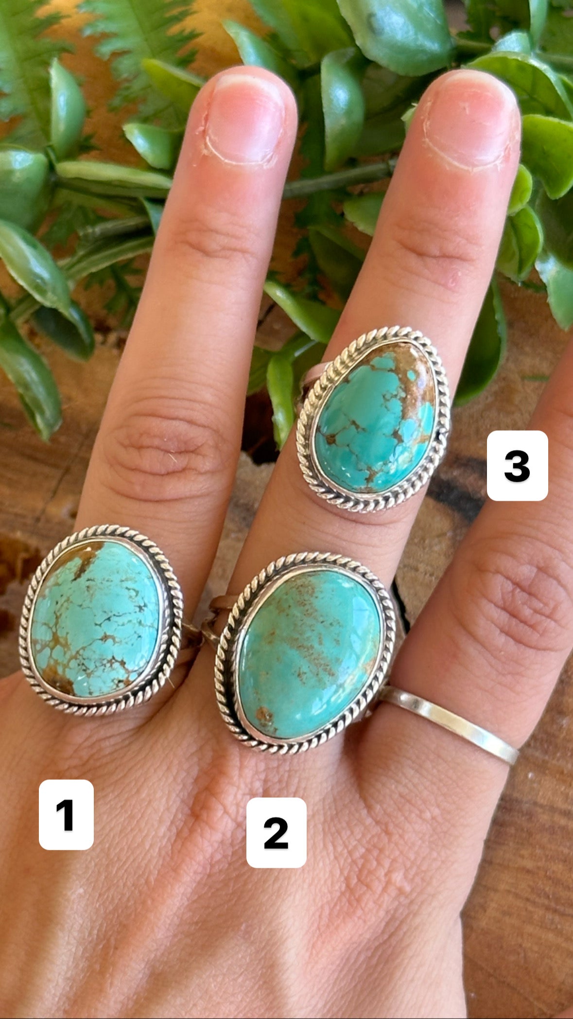 Navajo Made Royston Turquoise & Sterling Silver Ring