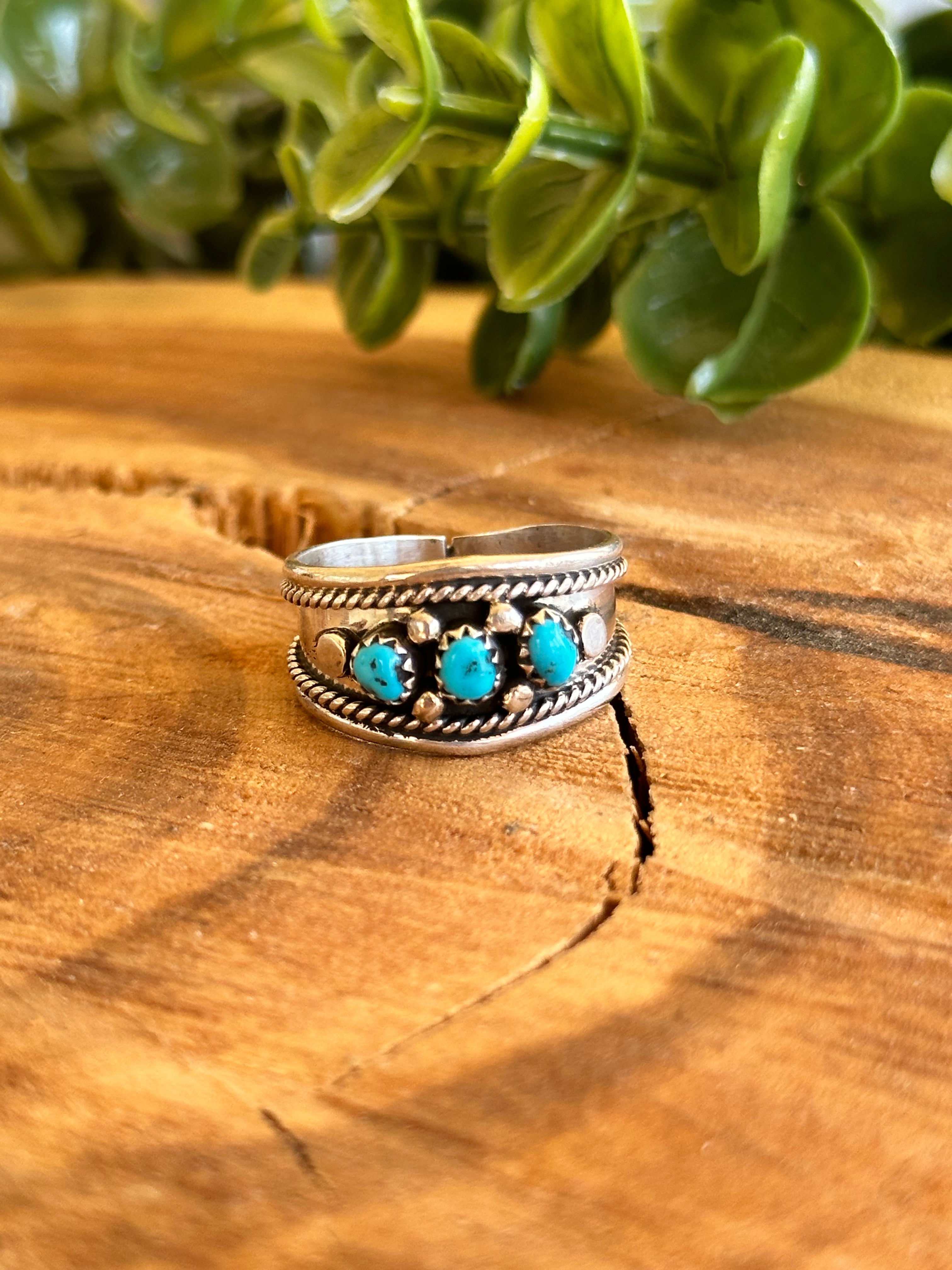 Anita Whitegoat Kingman Turquoise & Sterling Silver Ring