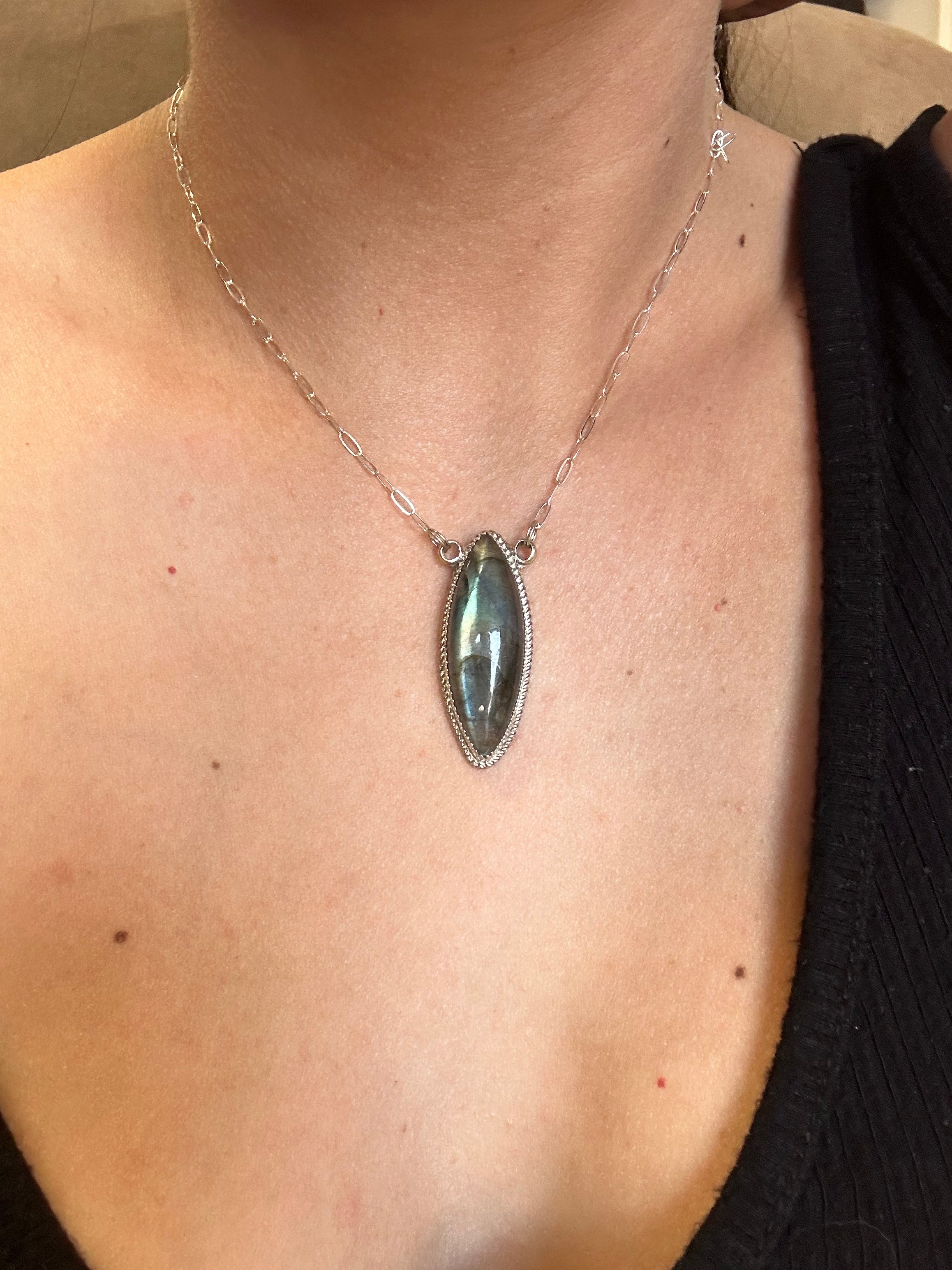 Reda Galvan Labradorite & Sterling Silver Necklace