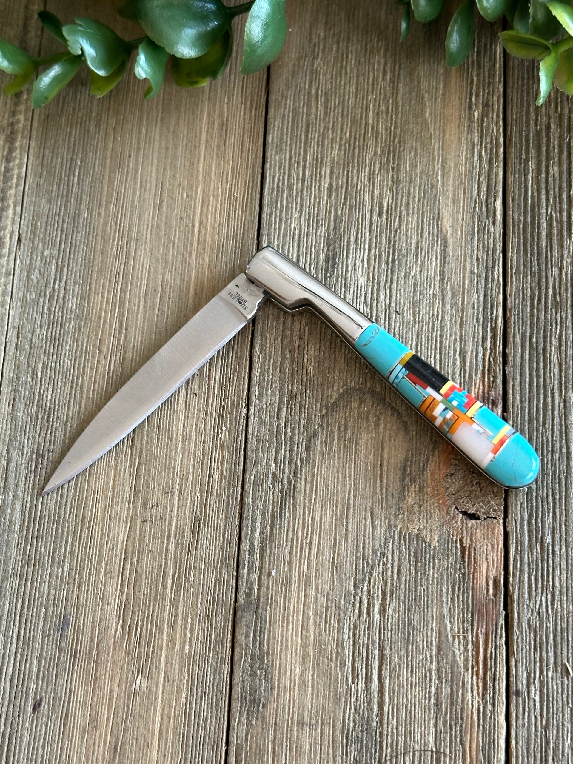 Southwest Made Stainless Steel Pocket Knife