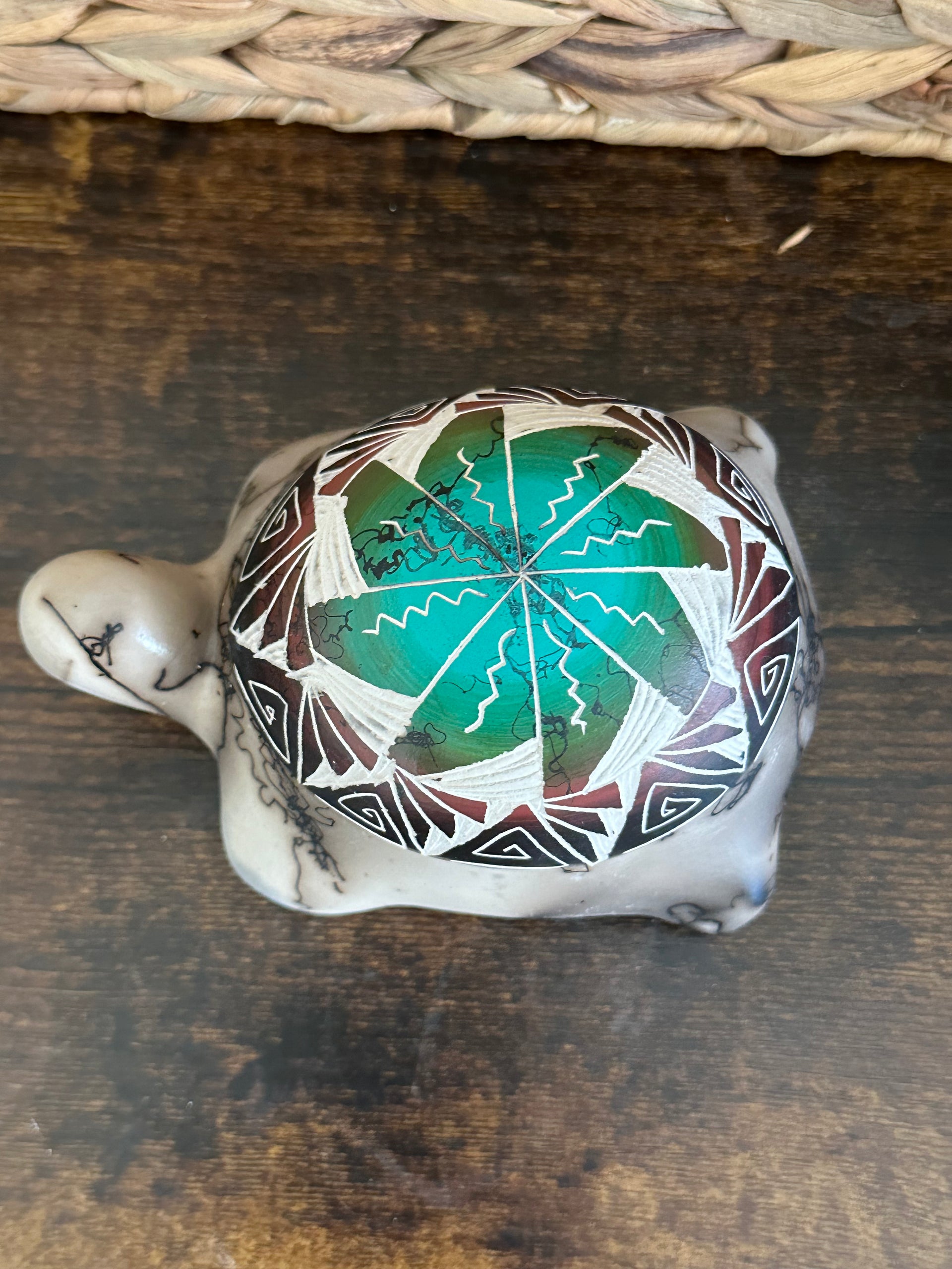 Vanessa Sam Navajo Made Turtle Pottery
