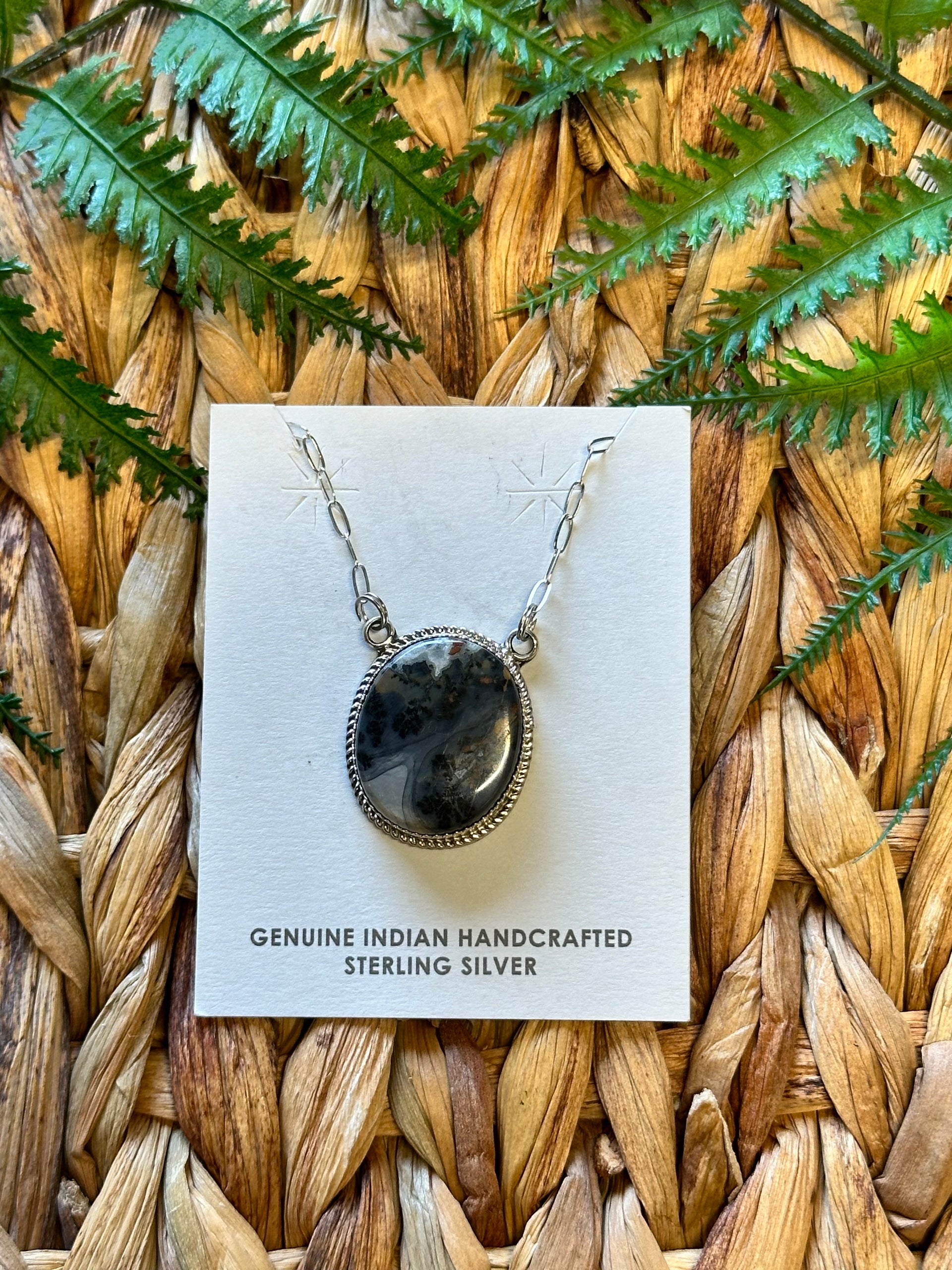 Reda Galvan Maligano Jasper & Sterling Silver Necklace