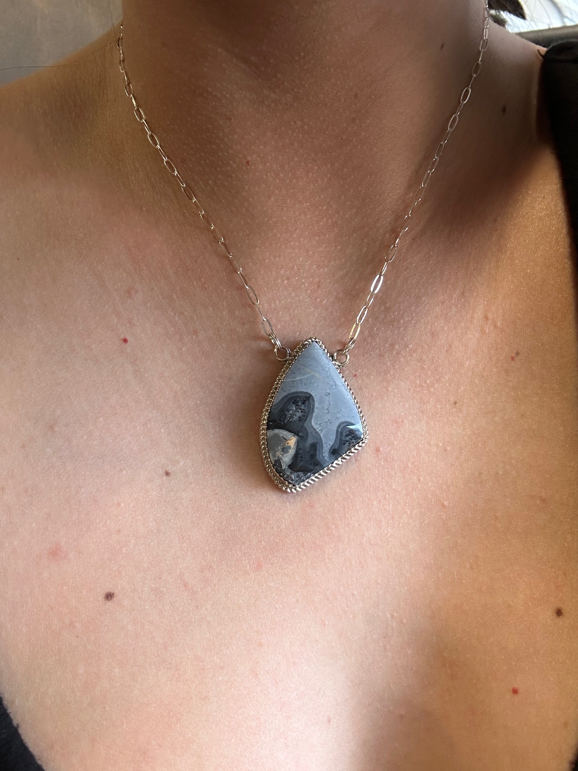 Reda Galvan Maligano Jasper & Sterling Silver Necklace