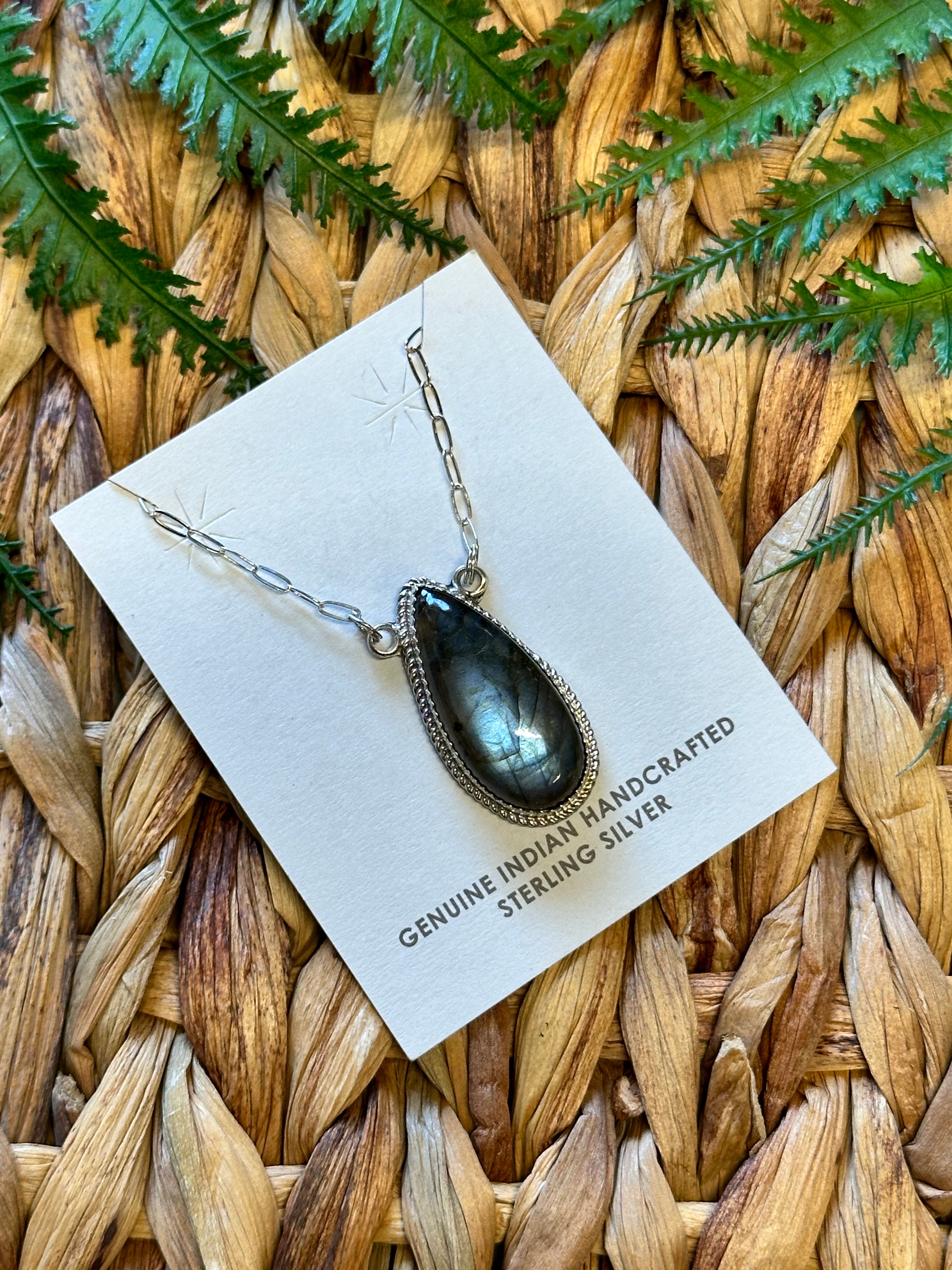 Reda Galvan Labradorite & Sterling Silver Necklace