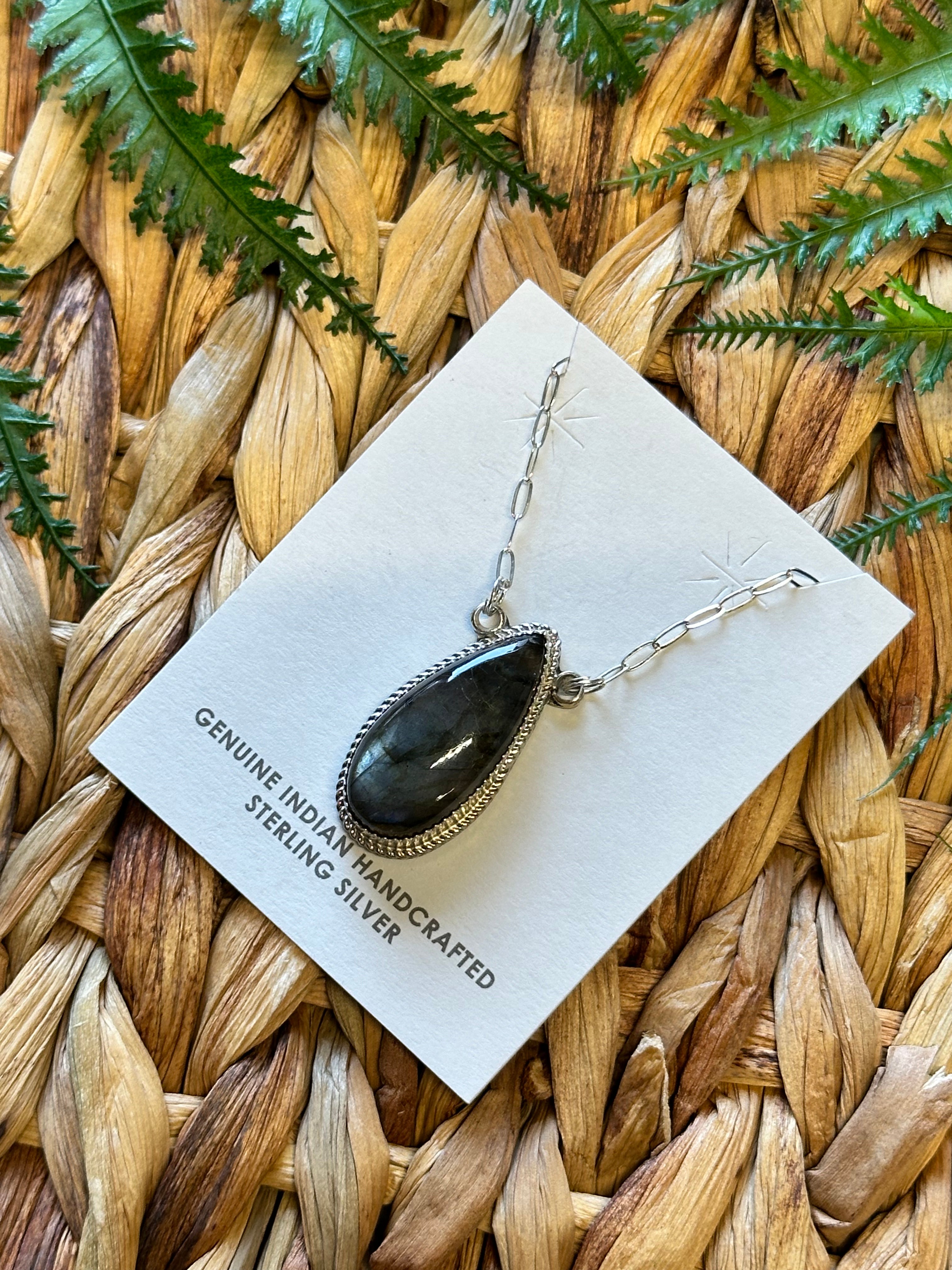 Reda Galvan Labradorite & Sterling Silver Necklace