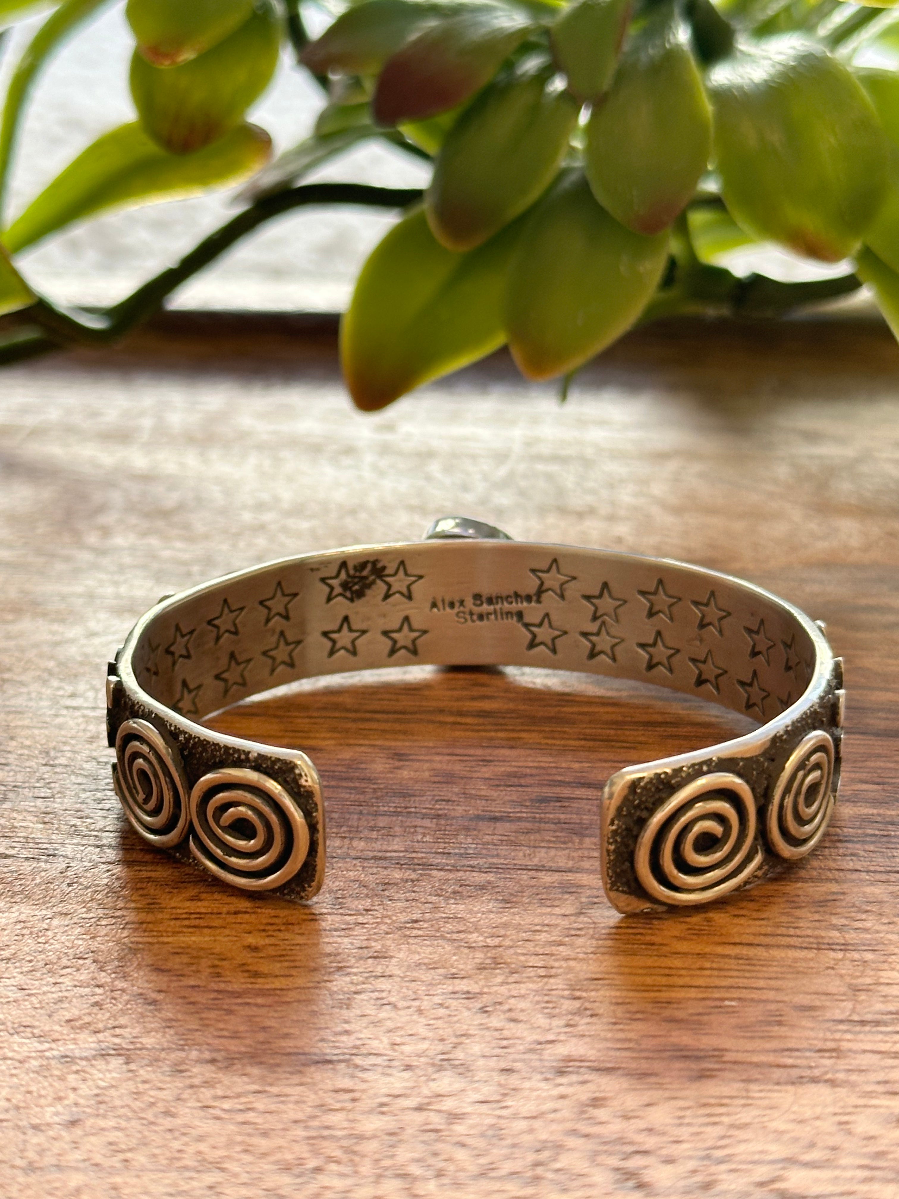 Alex Sanchez Dry Creek & Sterling Silver Cuff Bracelet