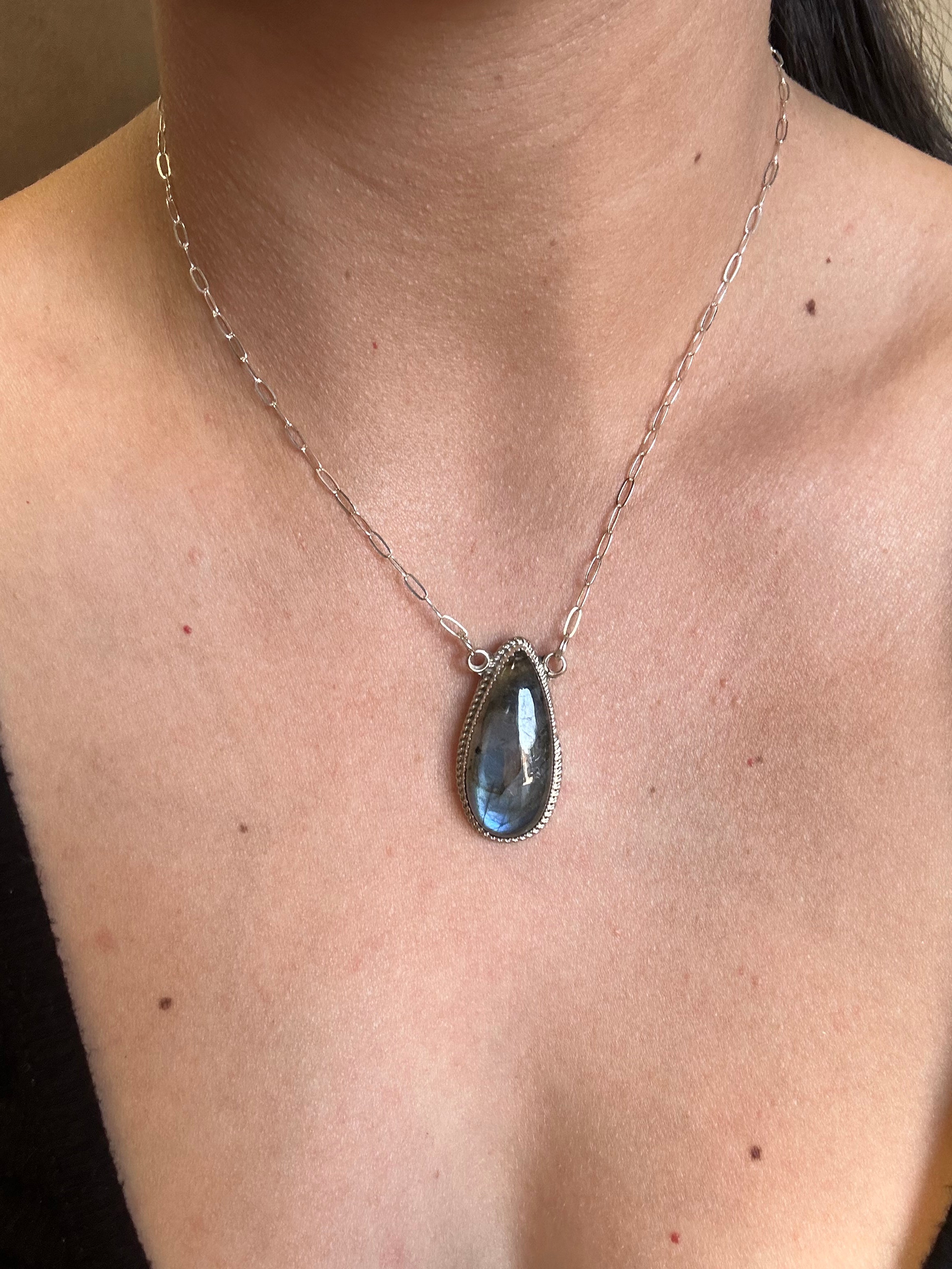 Reda Galvan Labradorite & Sterling Silver Necklace