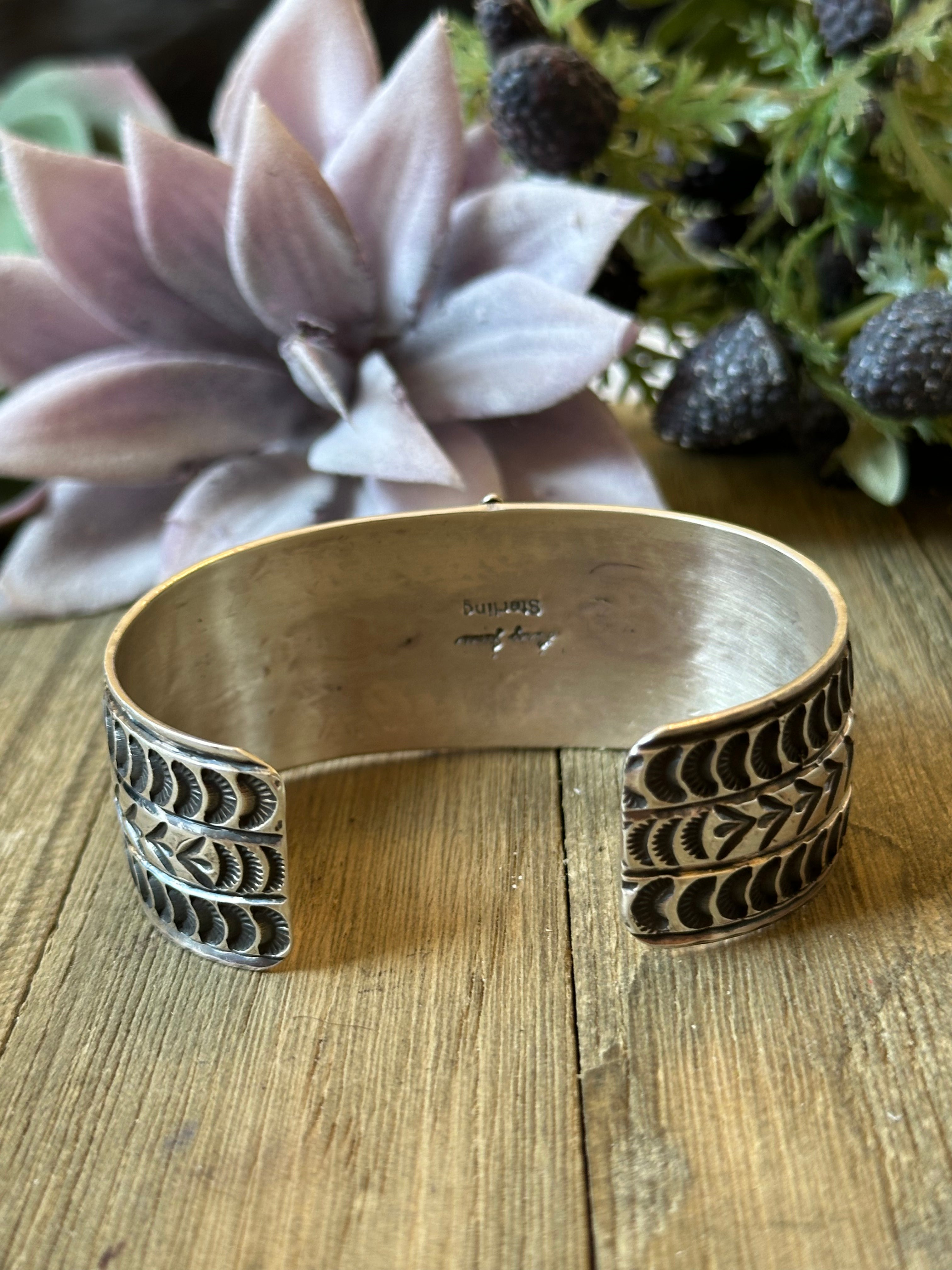 LeRoy James Sonoran Gold & Sterling Silver Cuff Bracelet