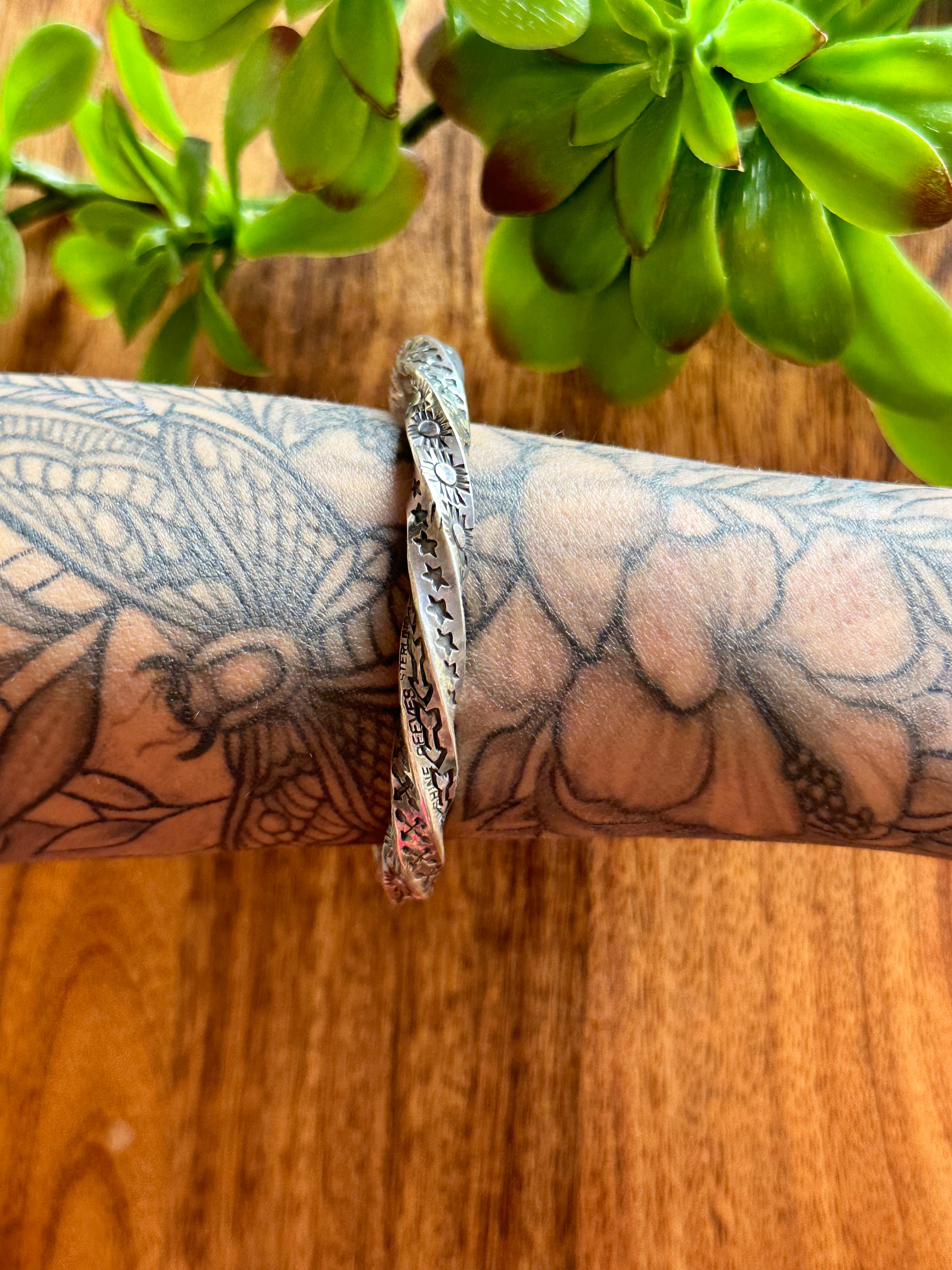 Sunshine Reeves Sterling Silver Cuff Bracelet