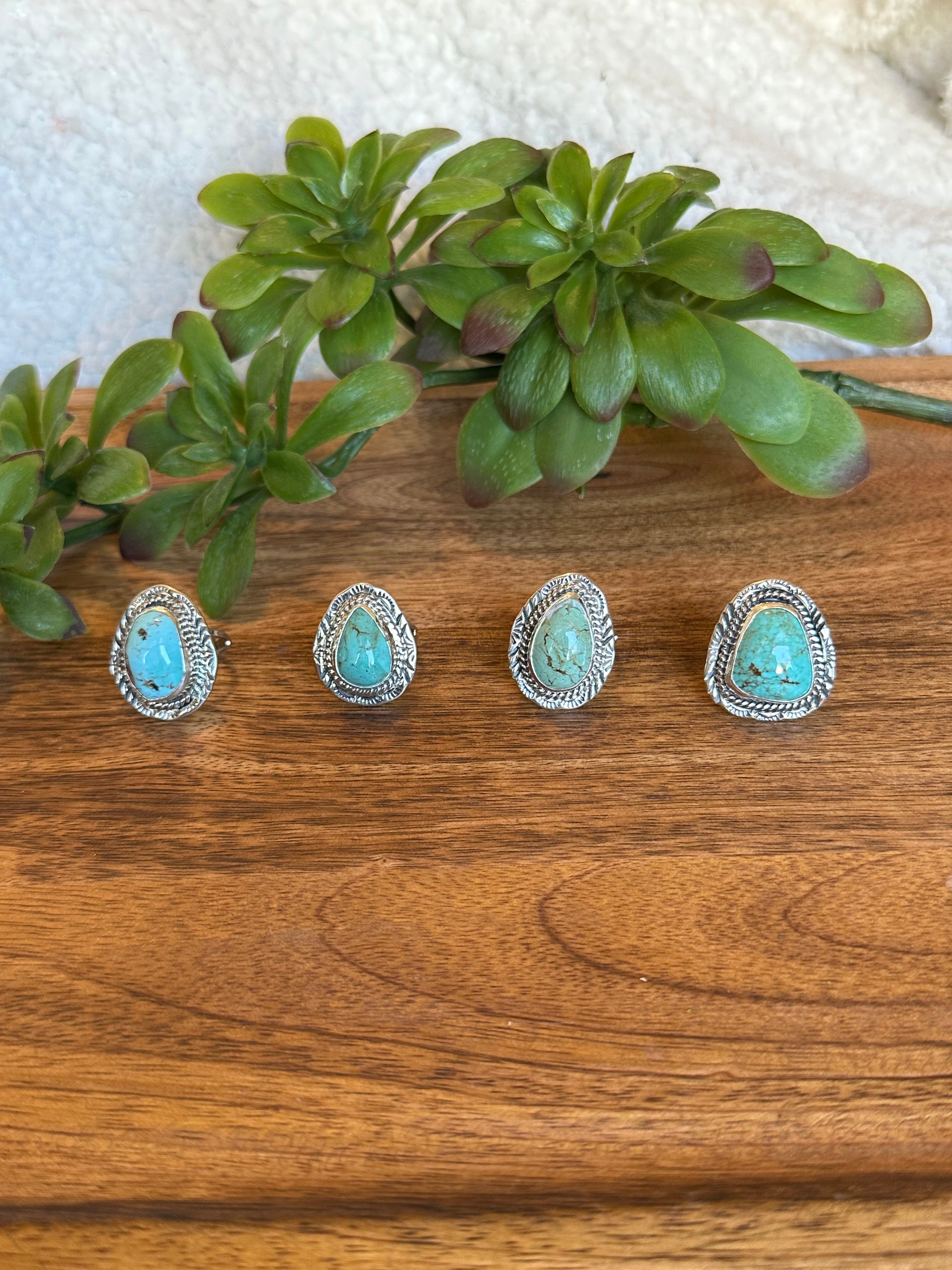 Jon Begay Red Skin Turquoise & Sterling Silver Ring