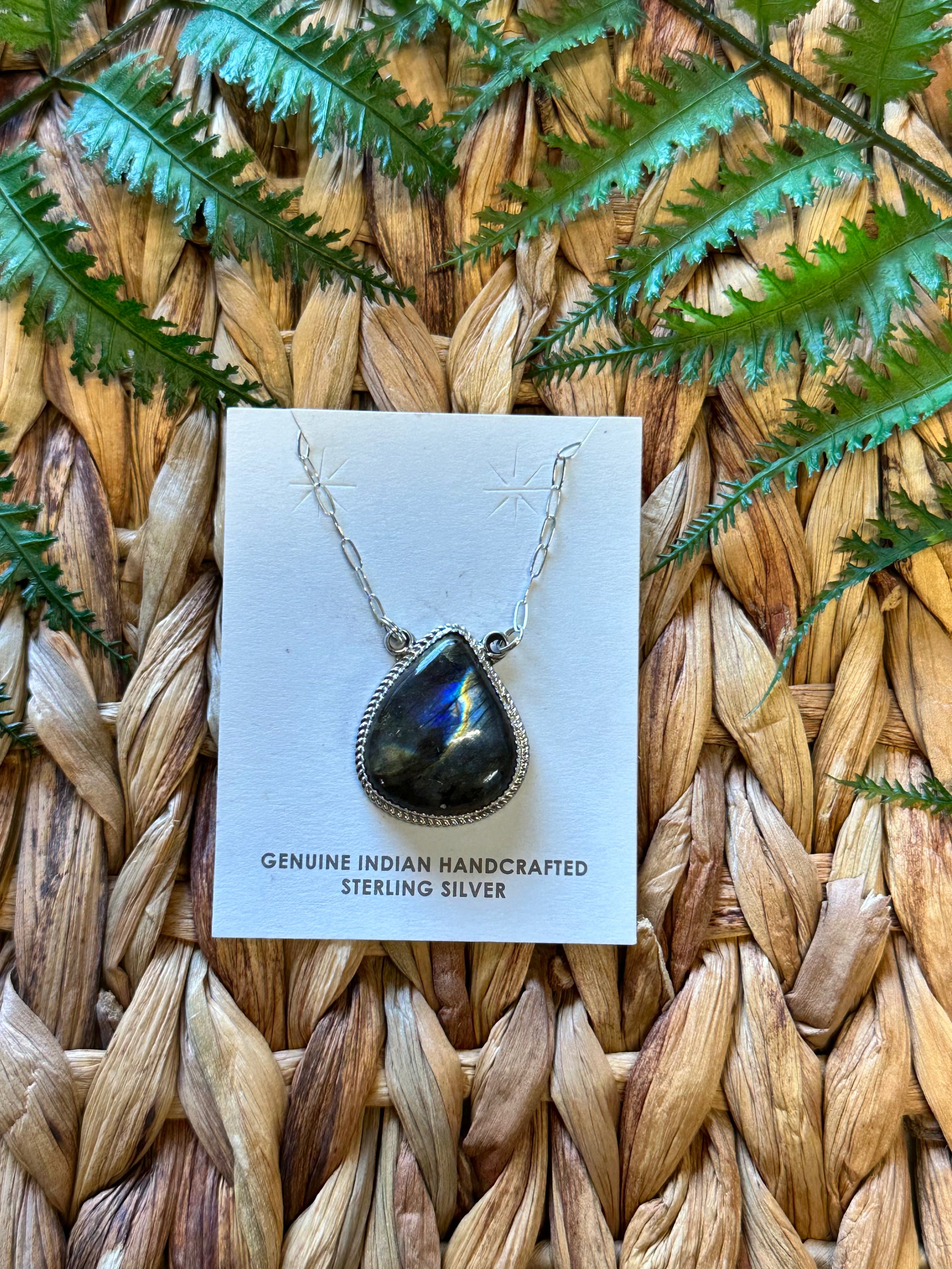 Reda Galvan Labradorite & Sterling Silver Necklace