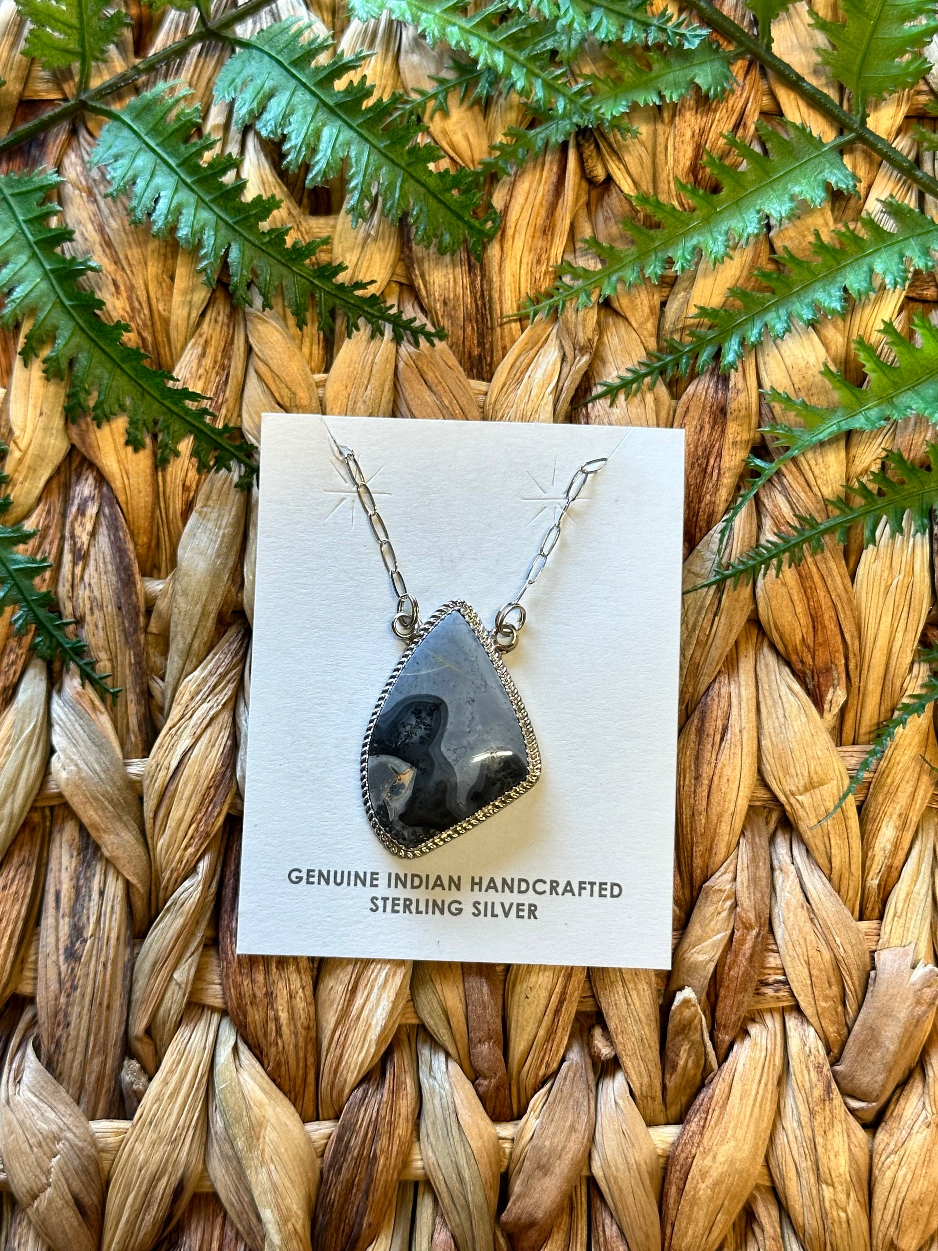 Reda Galvan Maligano Jasper & Sterling Silver Necklace